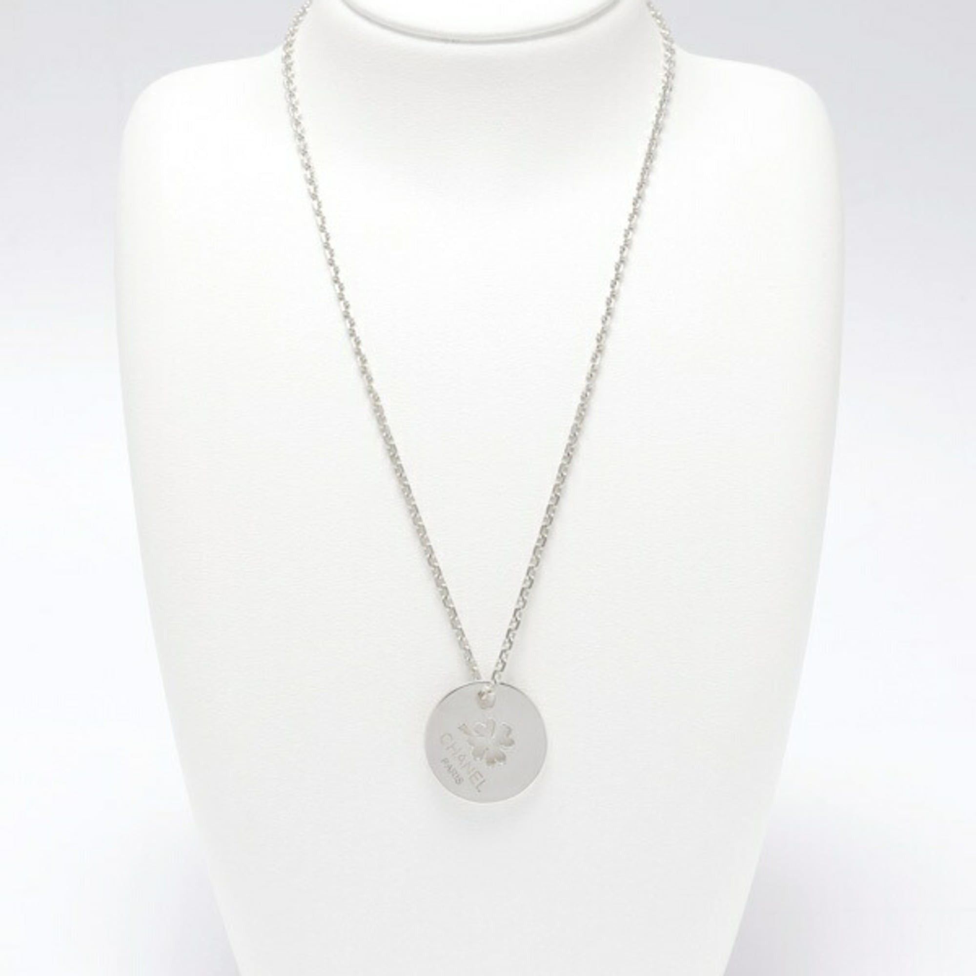 Chanel Chanel necklace, Sterling Silver (925), clover motif, 44.5 cm, A-159800 Size ONE SIZE - 2 Thumbnail