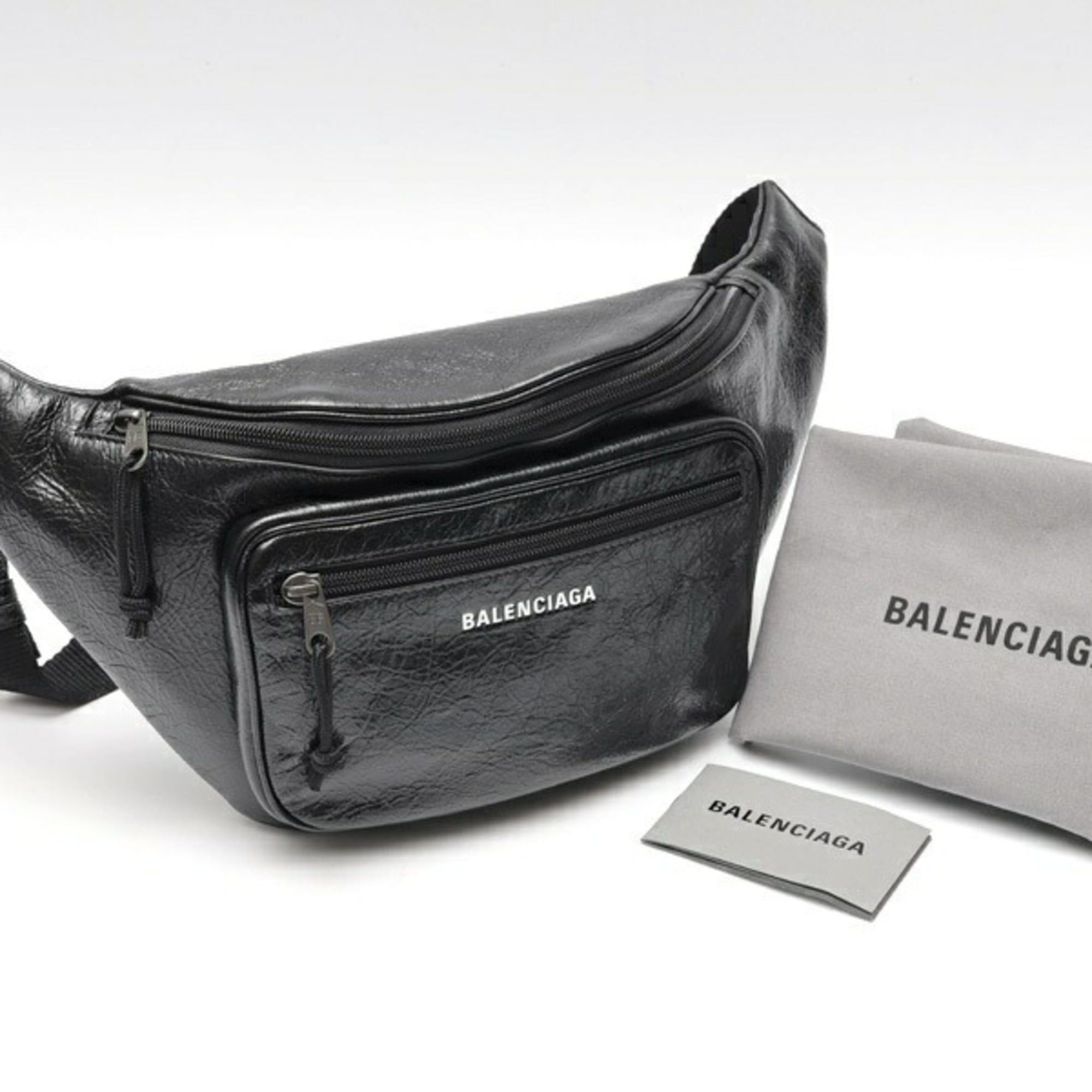 Balenciaga Balenciaga Explorer Body Bag 529550, Leather, Black Size ONE SIZE - 6 Thumbnail