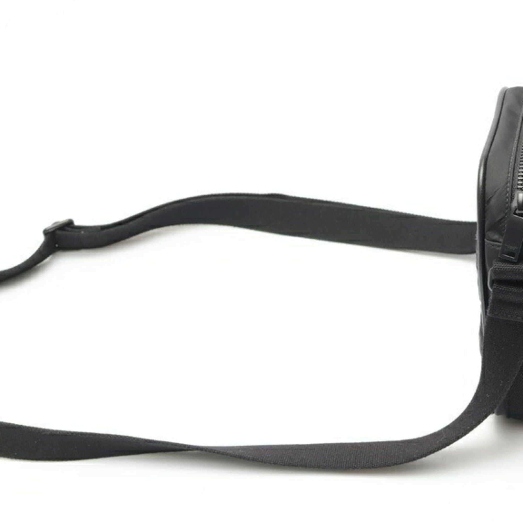 Saint Laurent Paris Saint Laurent City Mini Camera Bag Shoulder 779661 Nylon Leather Black Size ONE SIZE - 2 Thumbnail
