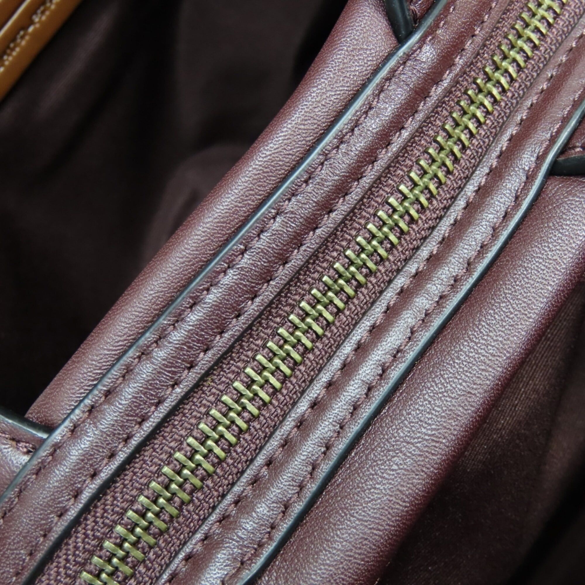 Coach Coach Tote Bag F57540 Canvas Leather Bordeaux Brown Women's COACH Size ONE SIZE - 18 Thumbnail