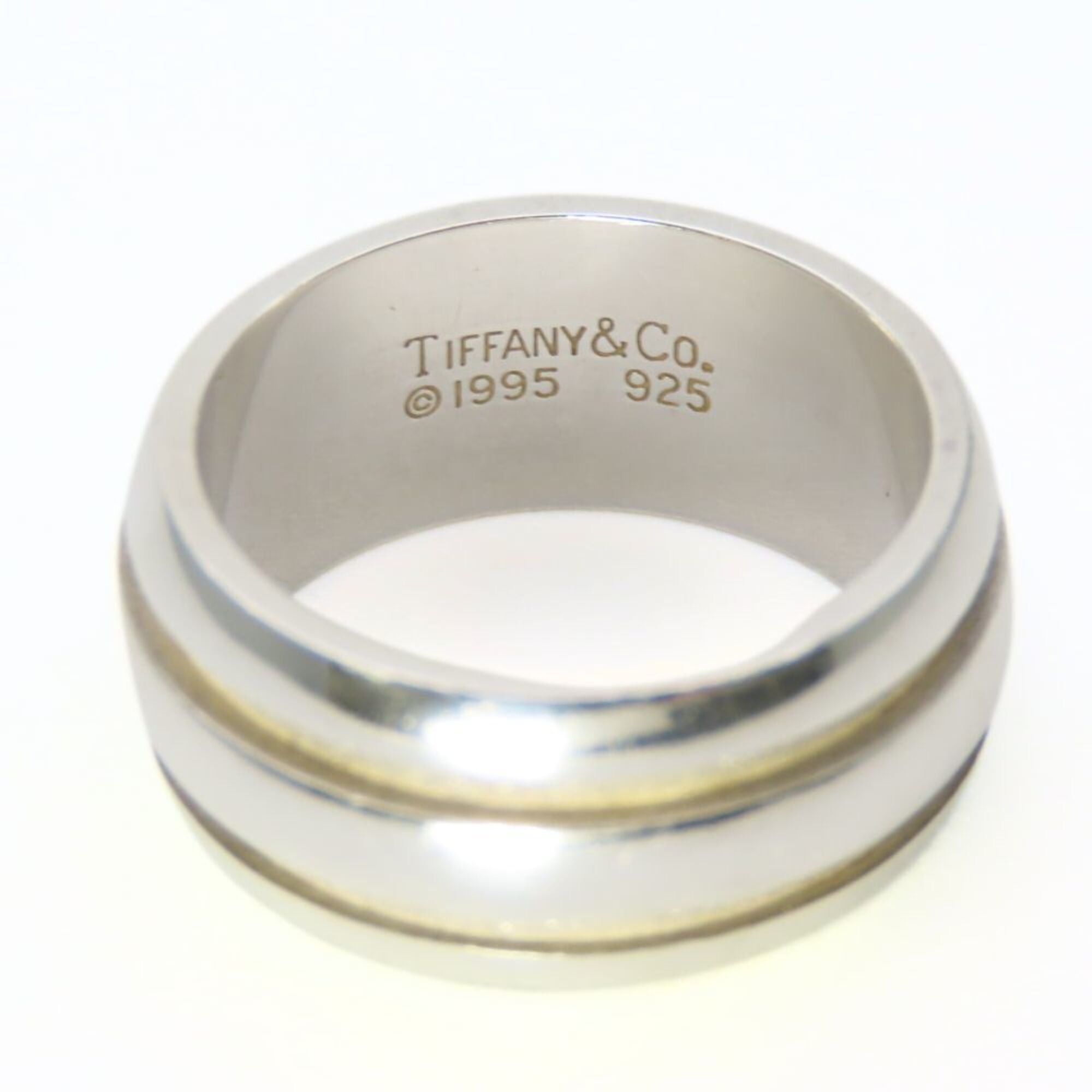 Tiffany & Co. Tiffany & Co. Grooved Double Line Ring, Sterling Silver 925, Women's. Size ONE SIZE - 3 Thumbnail