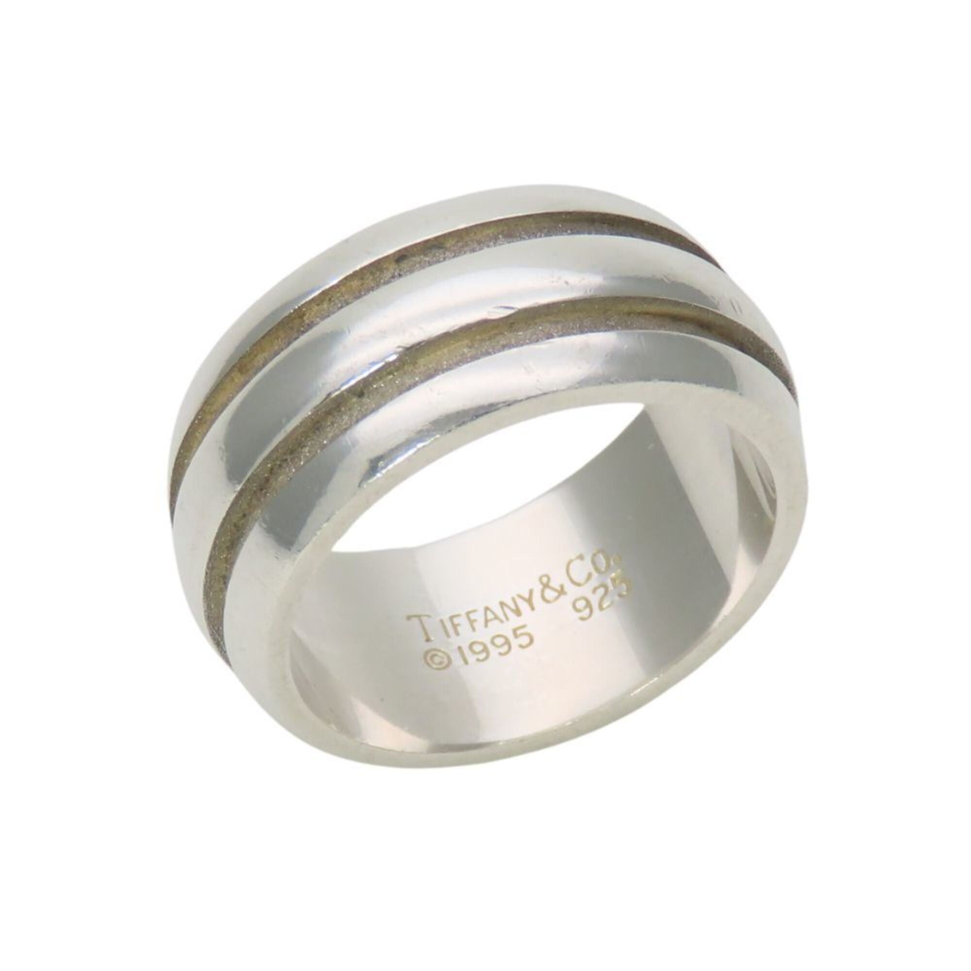 Tiffany & Co. Tiffany & Co. Grooved Double Line Ring, Sterling Silver 925, Women's. Size ONE SIZE - 2 Thumbnail
