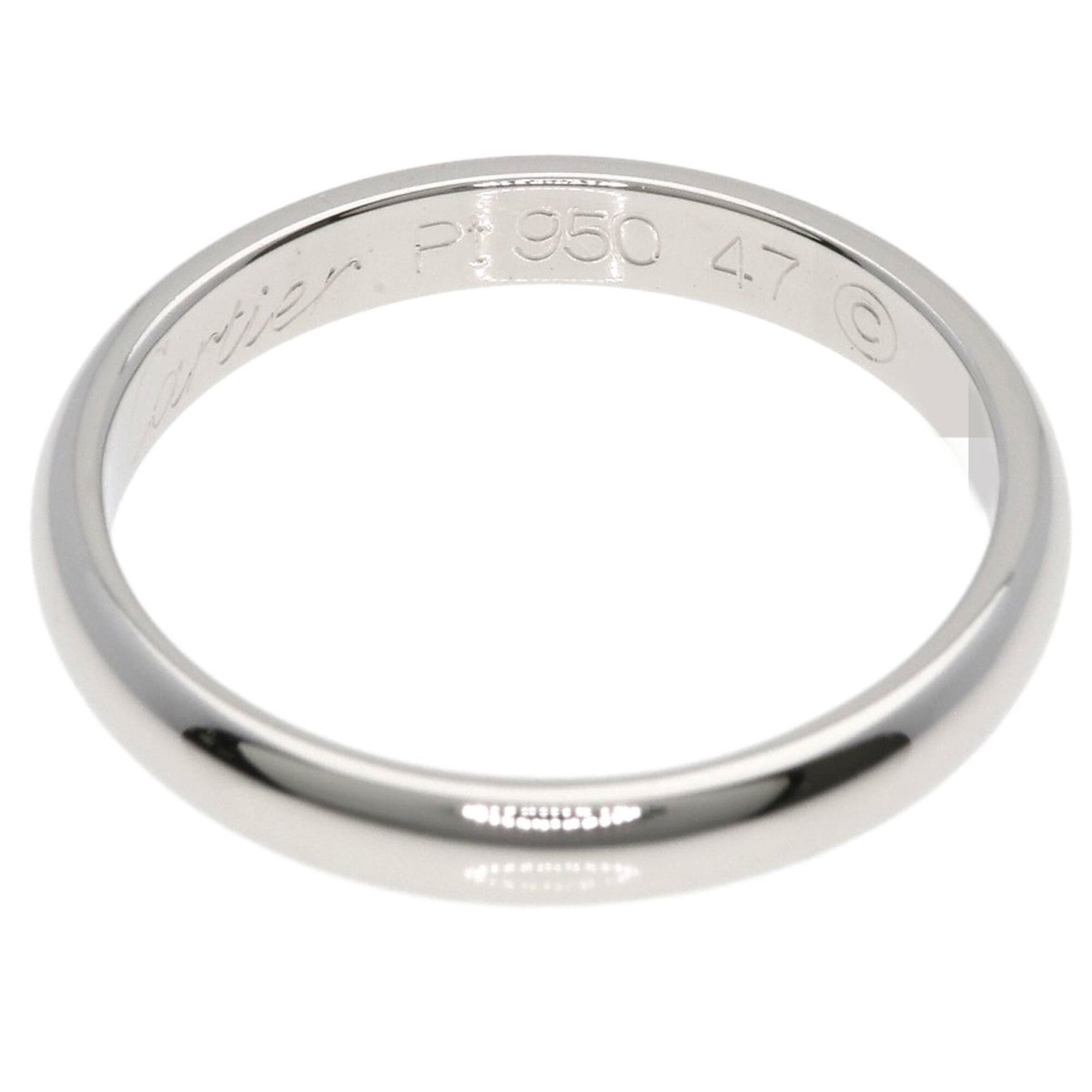Cartier Cartier Wedding Ring #47, Platinum PT950, Women's, CARTIER Size ONE SIZE - 4 Thumbnail