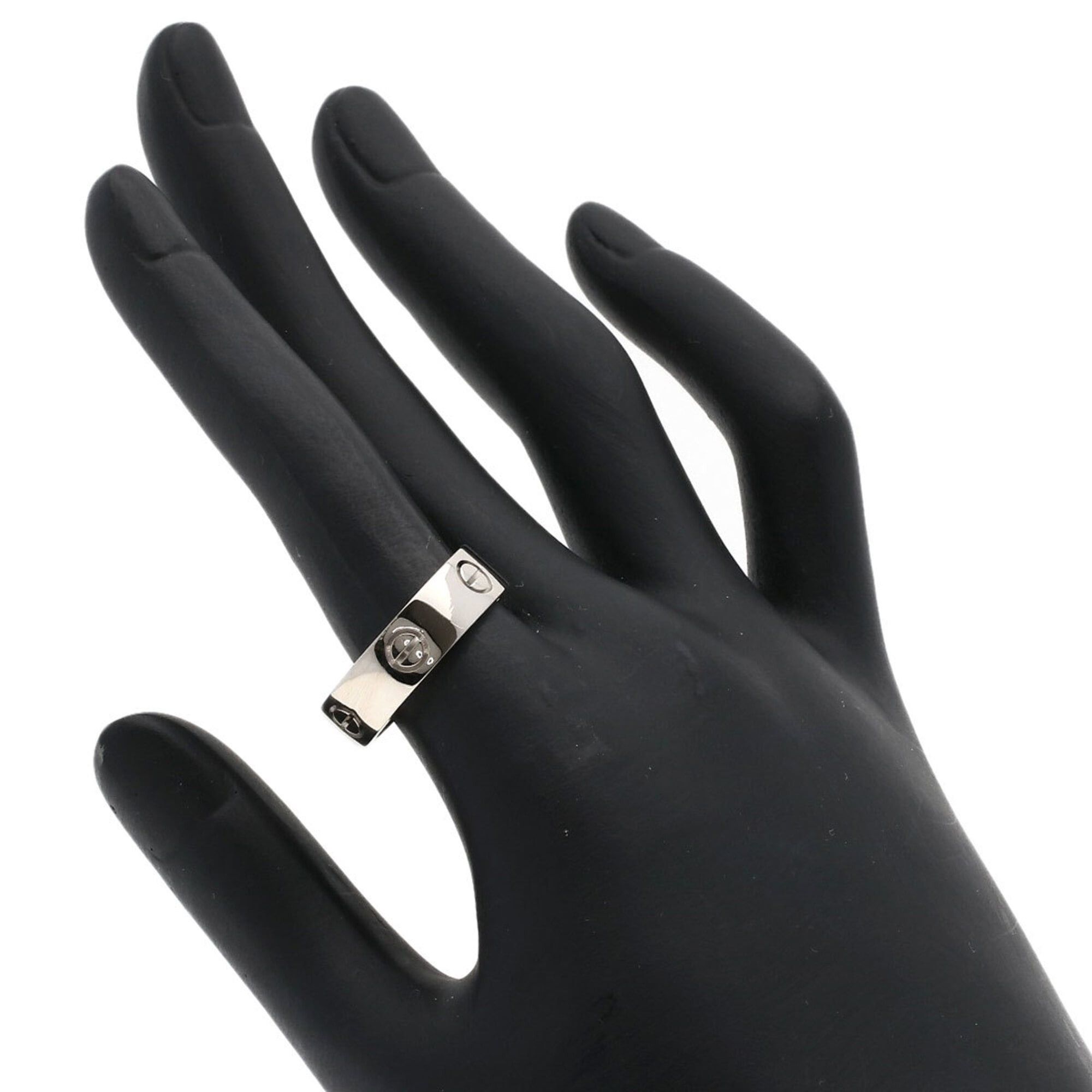 Cartier Cartier Love Ring #58, 18K White Gold, Women's Ring, CARTIER Size ONE SIZE - 5 Thumbnail