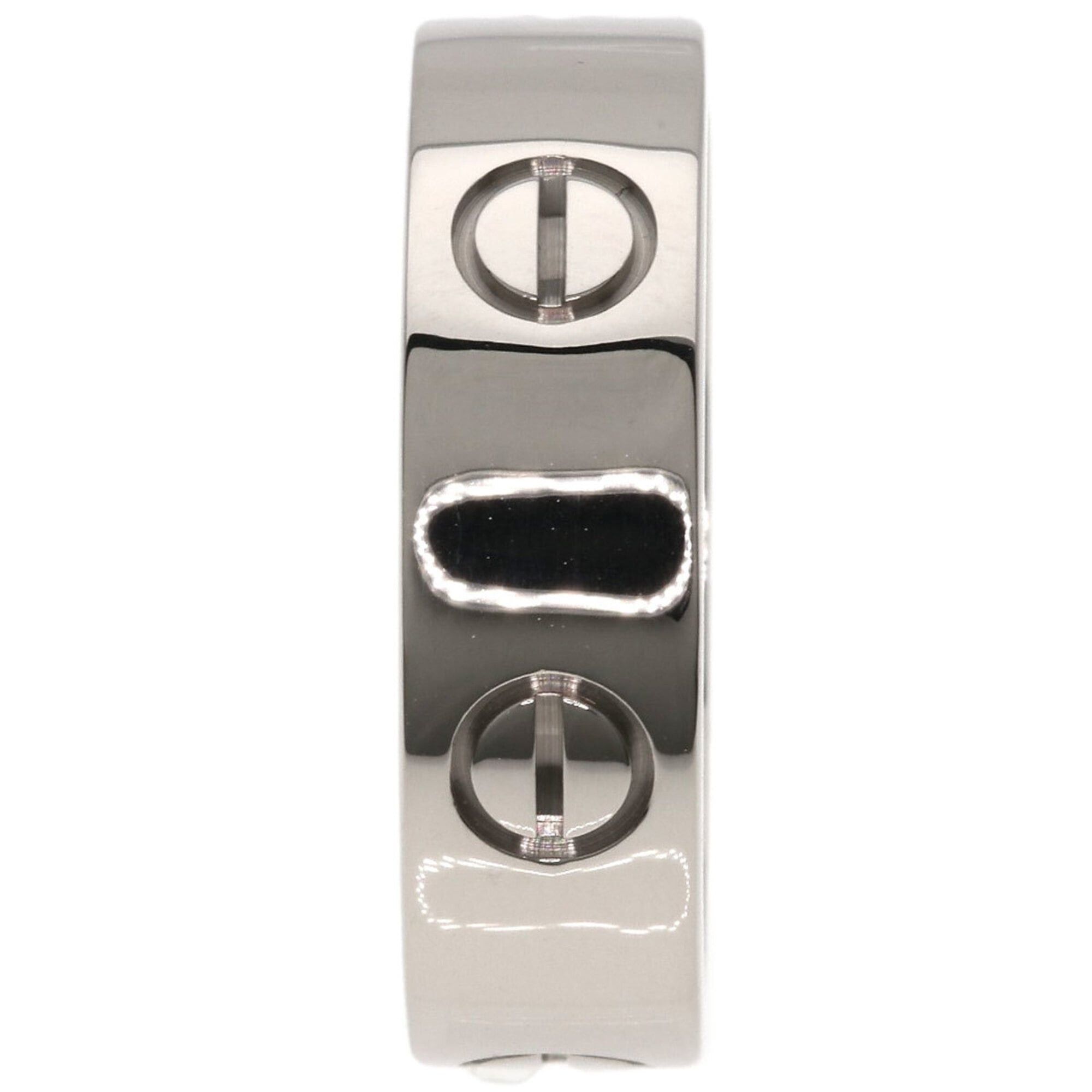 Cartier Cartier Love Ring #58, 18K White Gold, Women's Ring, CARTIER Size ONE SIZE - 3 Thumbnail