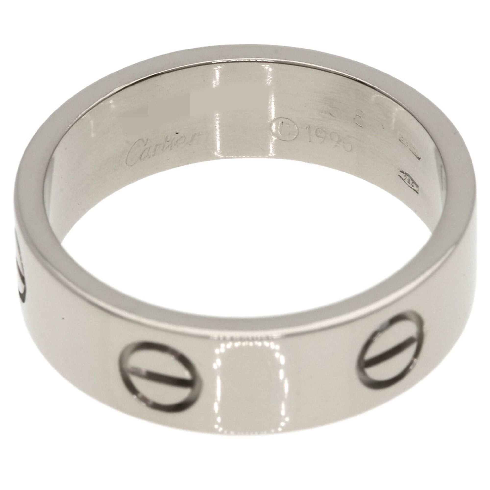 Cartier Cartier Love Ring #58, 18K White Gold, Women's Ring, CARTIER Size ONE SIZE - 4 Thumbnail