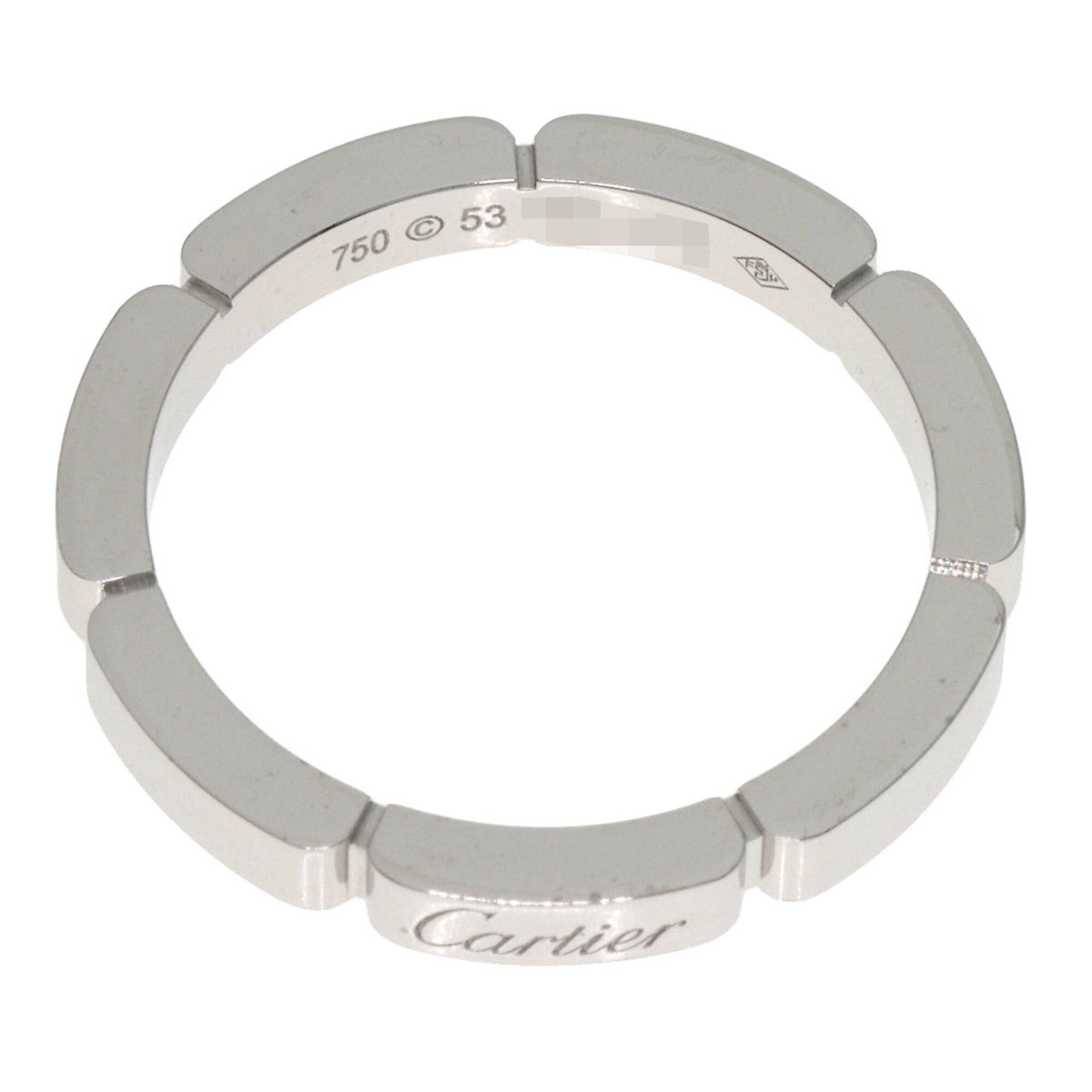 Cartier Cartier Maillon Panthère #53 Ring, 18K White Gold, Women's, CARTIER Size ONE SIZE - 4 Thumbnail