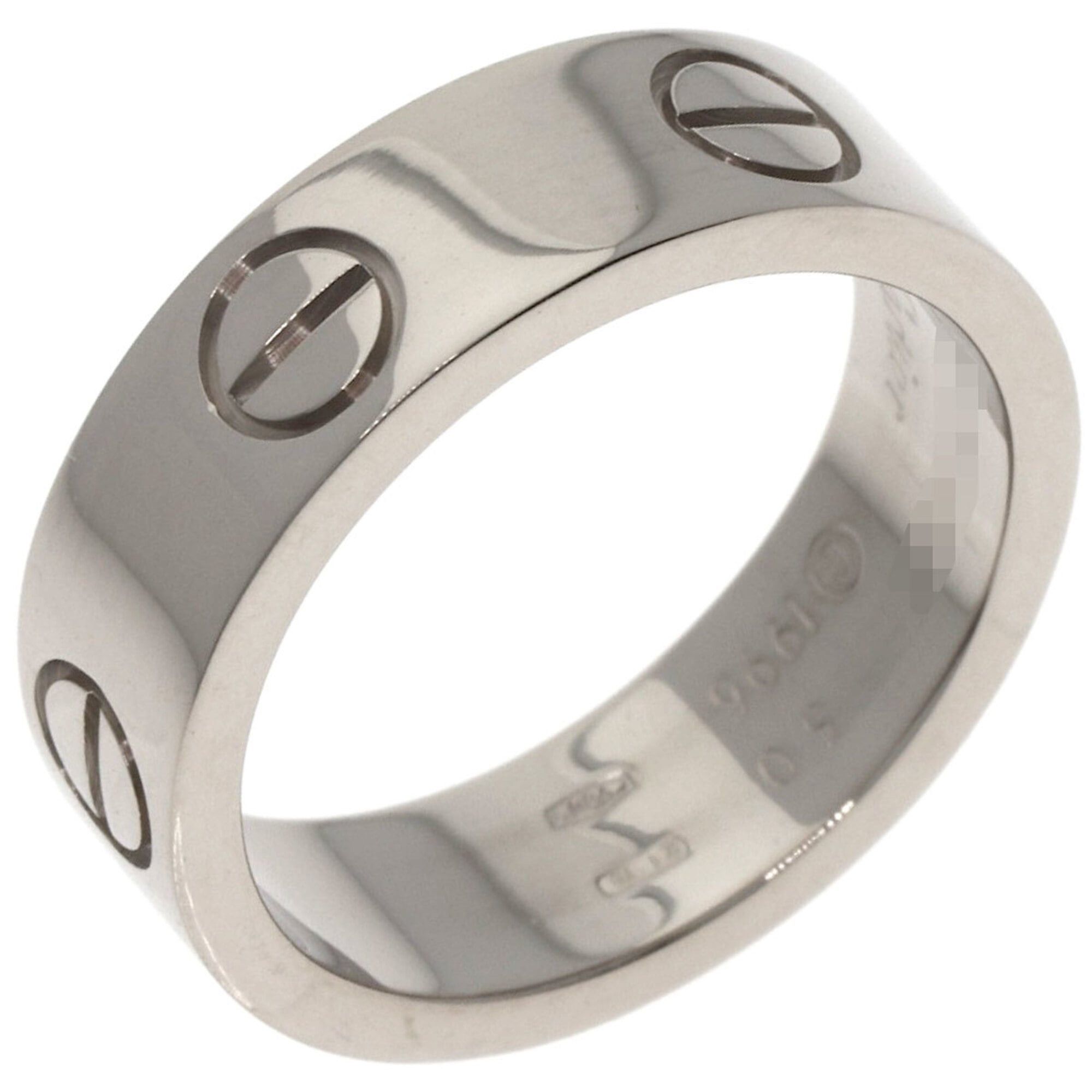 Cartier Cartier Love Ring #50, 18K White Gold, Women's Ring, CARTIER Size ONE SIZE - 2 Thumbnail