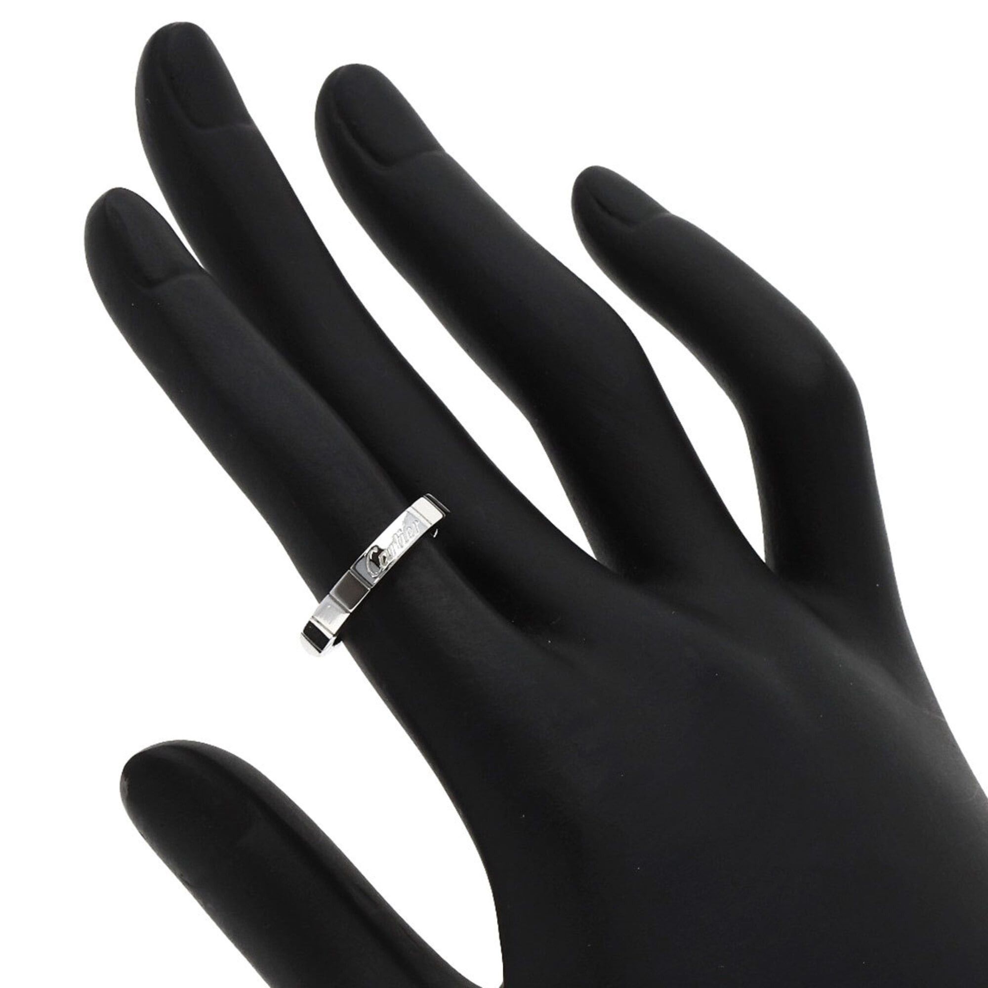 Cartier Cartier Lanieres #47 Ring, 18K White Gold, Women's, CARTIER Size ONE SIZE - 5 Thumbnail