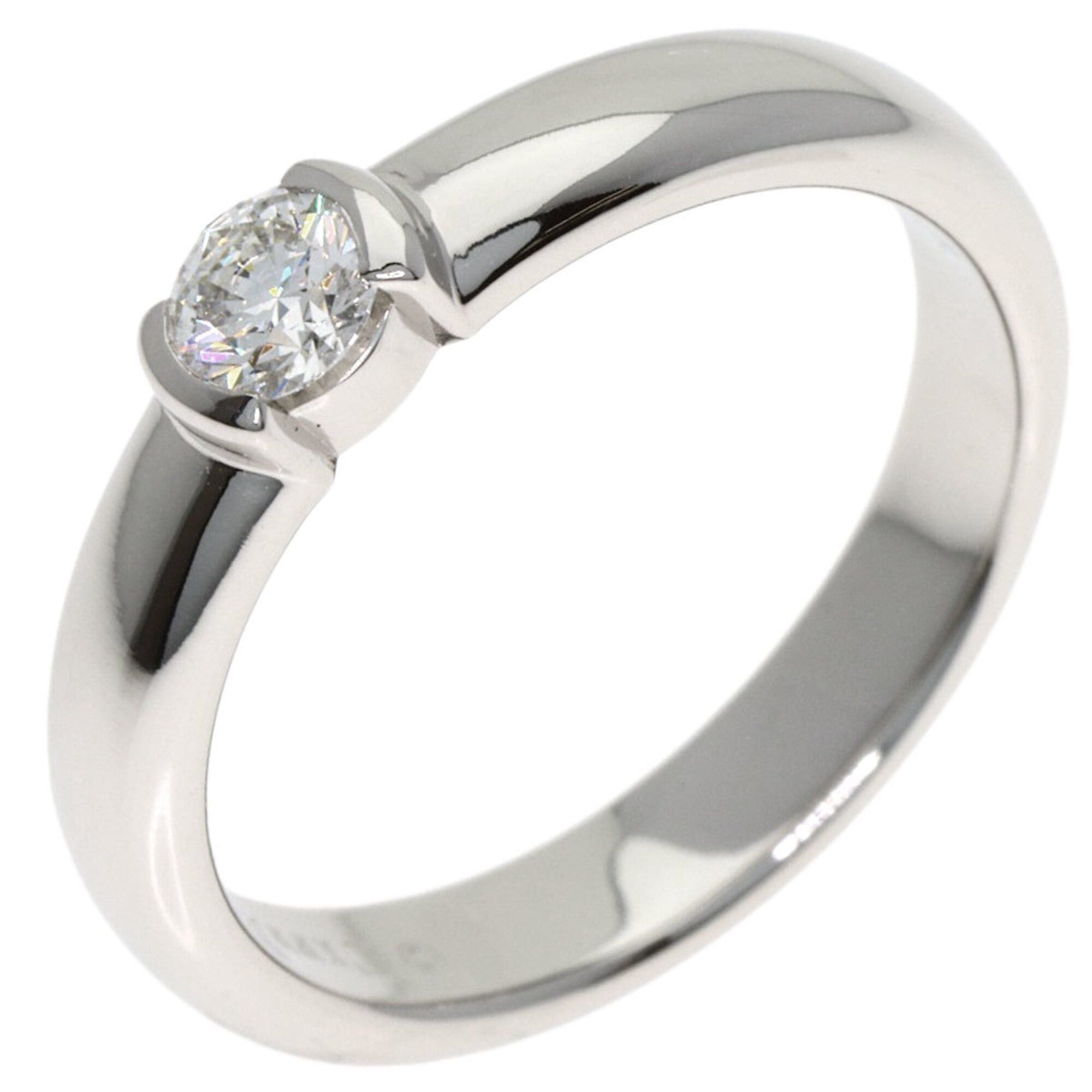 Tiffany & Co. Tiffany & Co. Dots Solitaire Diamond Ring, G-VS2 Clarity, Platinum PT950, Women's. Size ONE SIZE - 2 Thumbnail