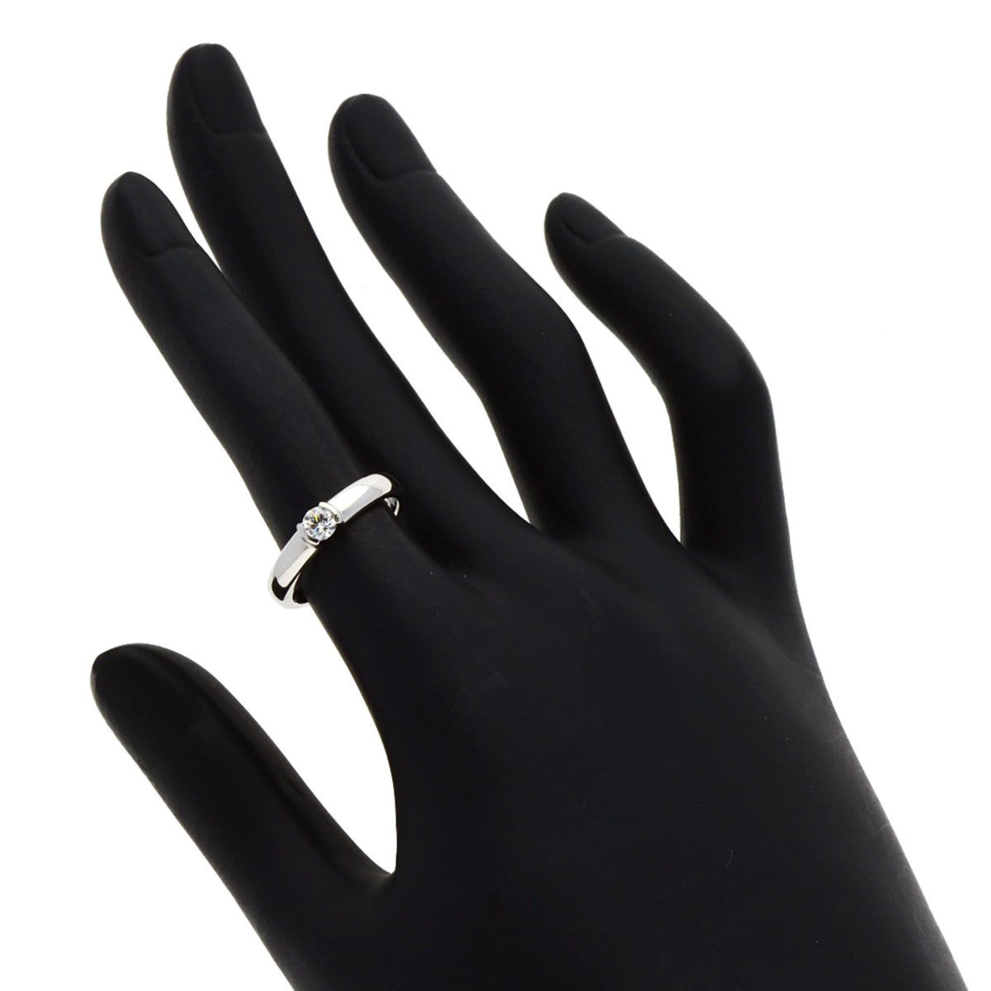 Tiffany & Co. Tiffany & Co. Dots Solitaire Diamond Ring, G-VS2 Clarity, Platinum PT950, Women's. Size ONE SIZE - 7 Thumbnail