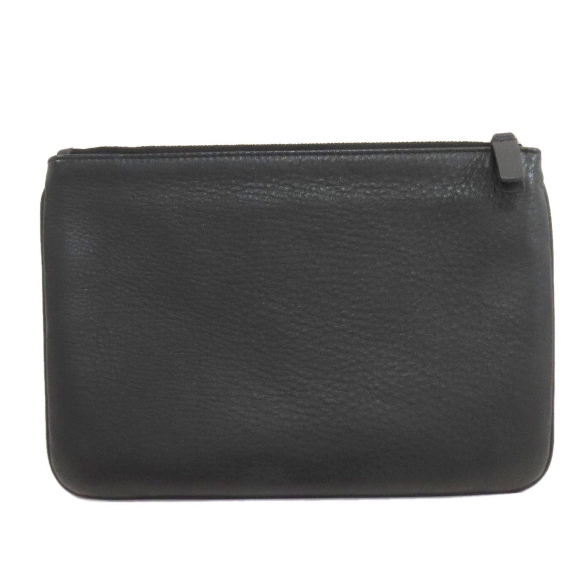 Balenciaga Balenciaga 551992 Logo Accessory Pouch Leather Women's BALENCIAGA Size ONE SIZE - 2 Thumbnail
