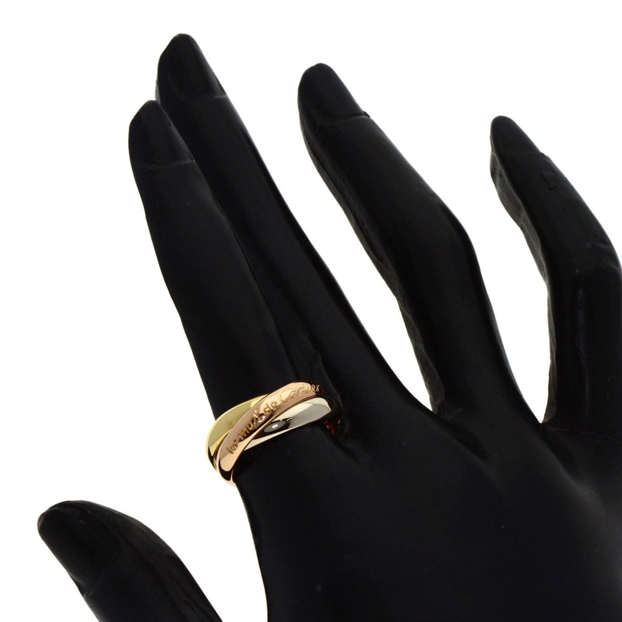 Cartier Cartier Trinity #51 Ring, 18K Yellow Gold/18K White Pink Gold, Women's, CARTIER Size ONE SIZE - 4 Thumbnail