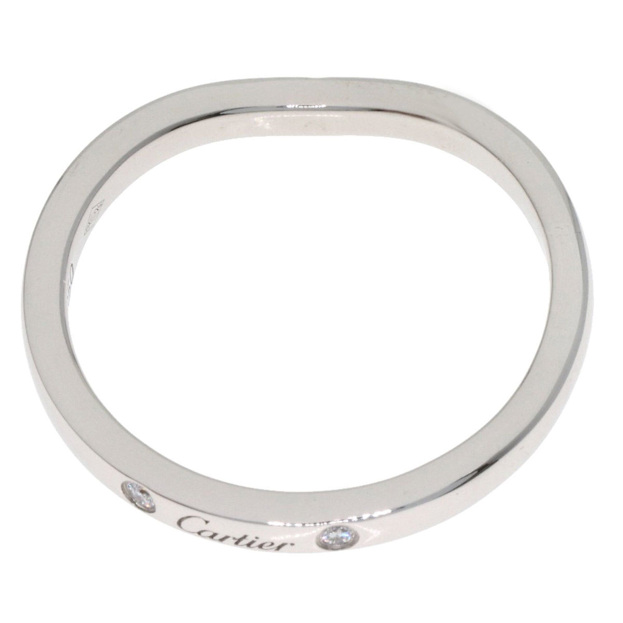 Cartier Cartier Ballerina 1P Diamond Ring, Platinum PT950, Women's, CARTIER Size ONE SIZE - 4 Thumbnail