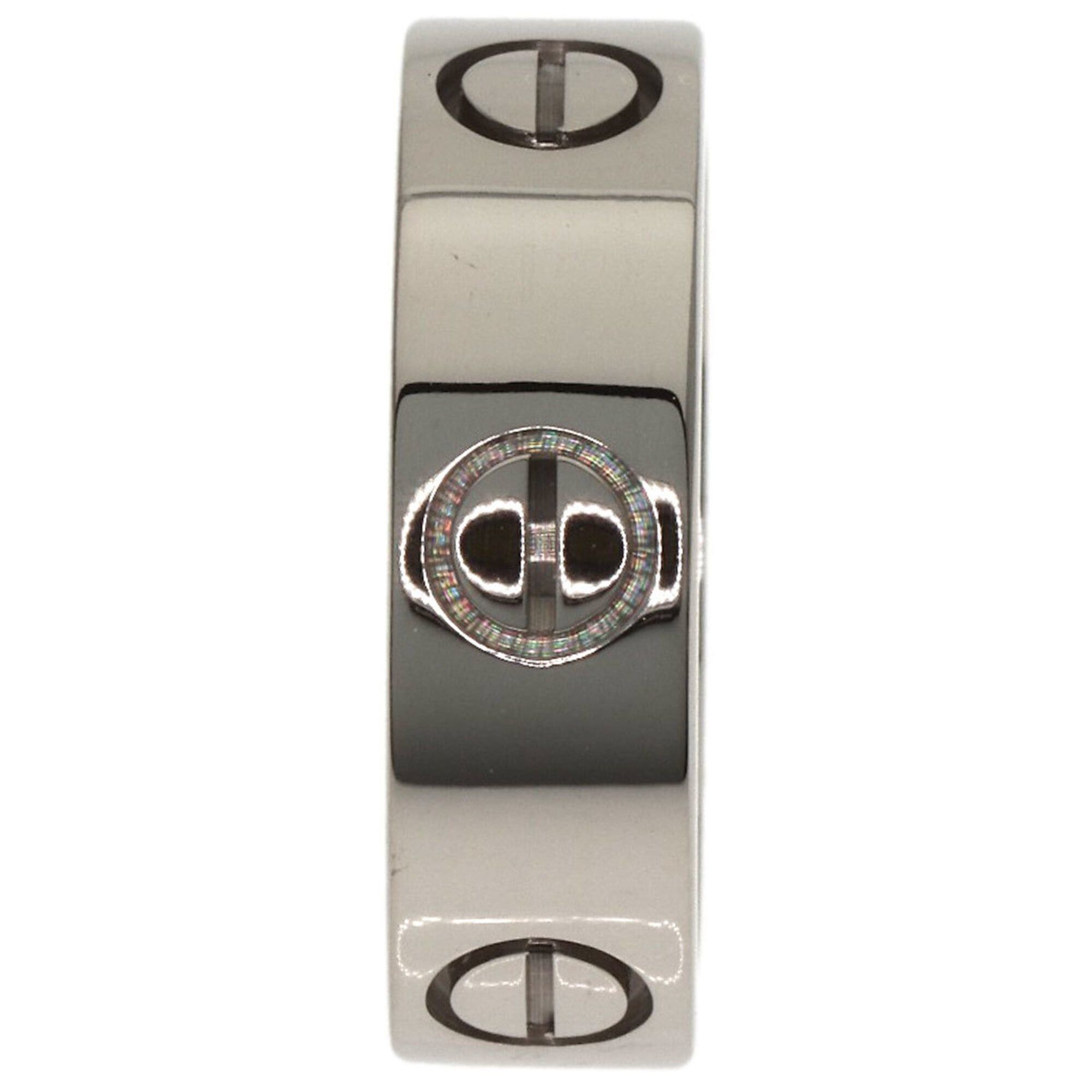 Cartier Cartier Love Ring #49, 18K White Gold, Women's Ring, CARTIER Size ONE SIZE - 3 Thumbnail