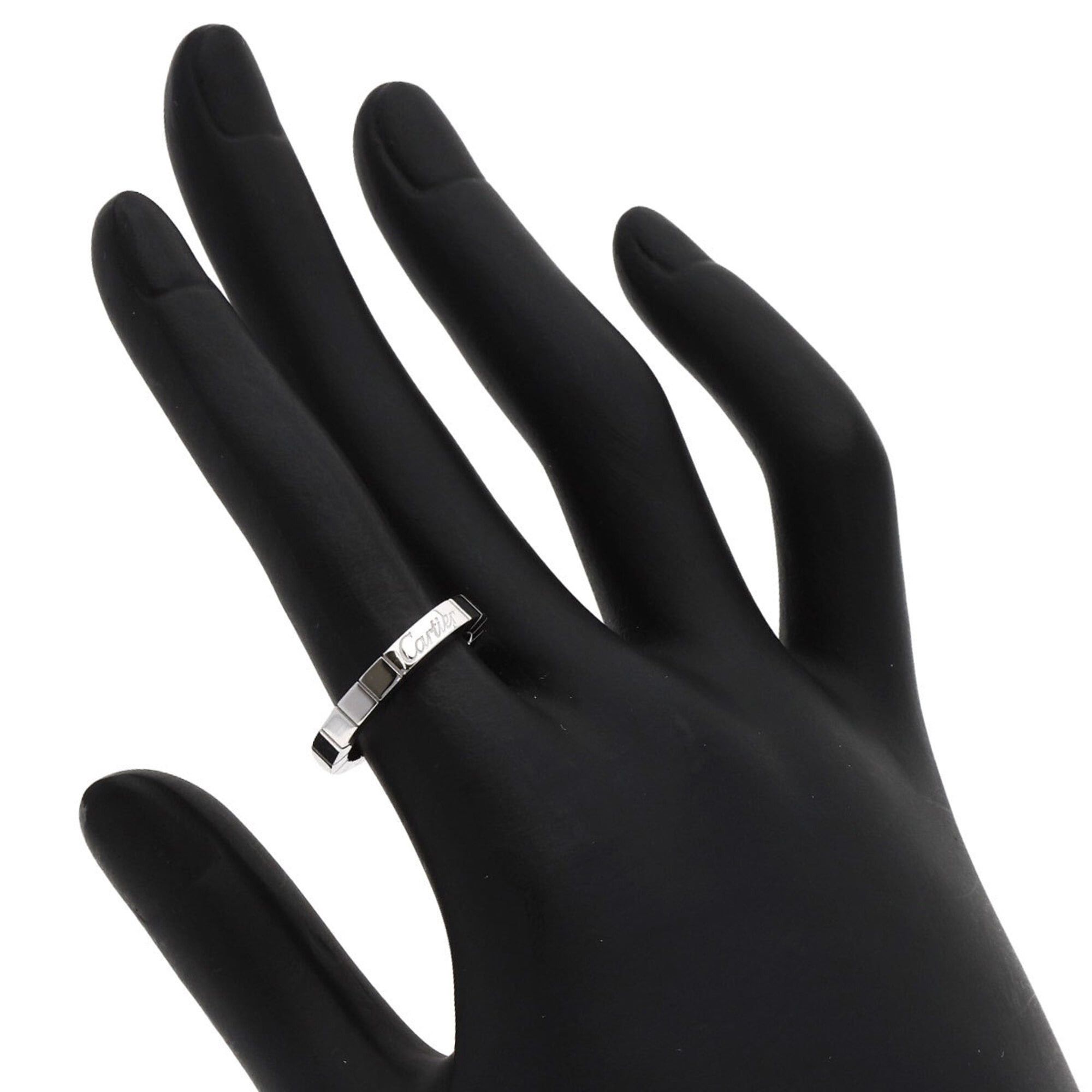 Cartier Cartier Lanieres #51 Ring, 18K White Gold, Women's, CARTIER Size ONE SIZE - 5 Thumbnail
