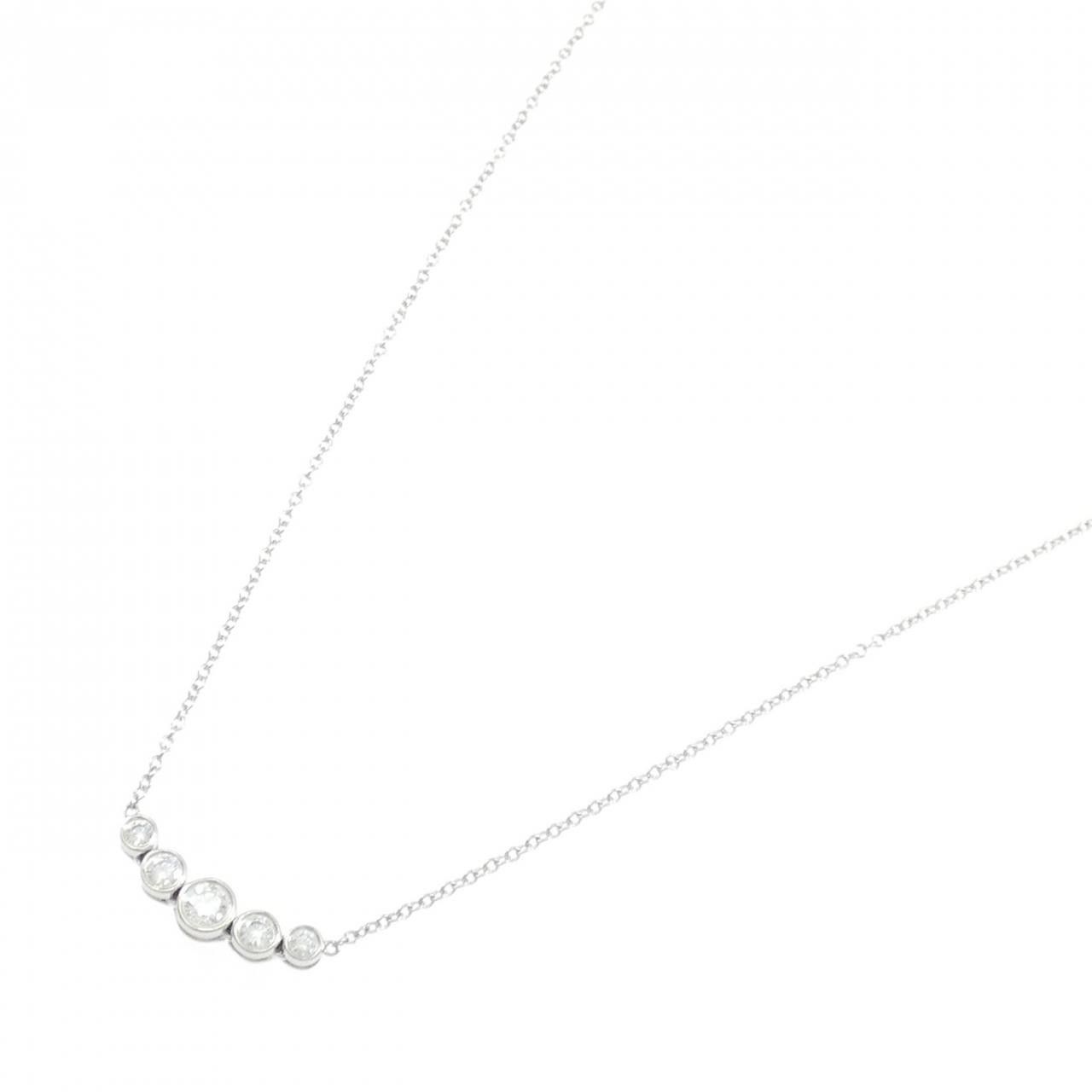 Tiffany & Co. Tiffany & Co. Tiffany Jazz Graduated Platinum Diamond Necklace Precious Metal Necklace DUTY FREE for USA Size ONE SIZE - 2 Thumbnail