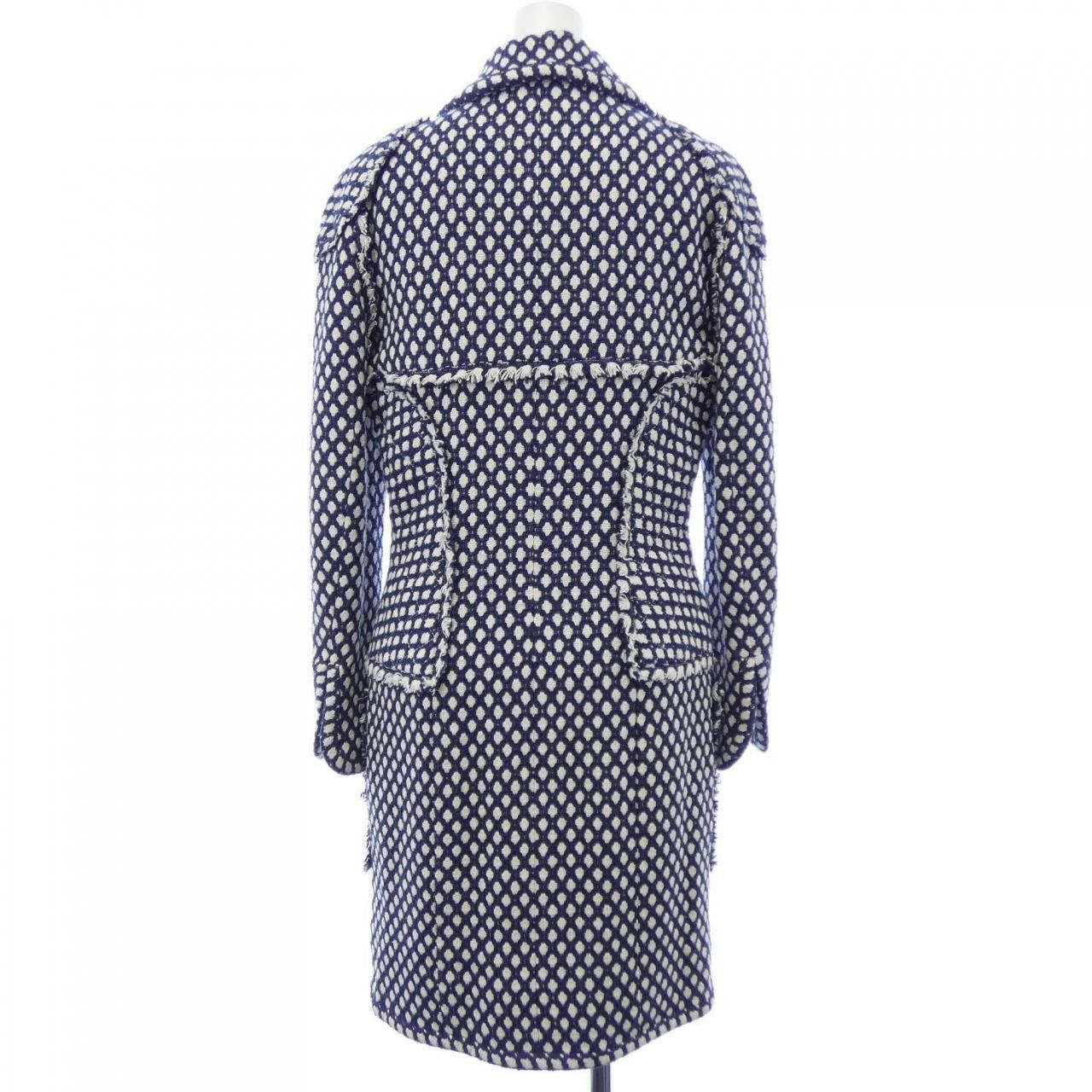 Chanel Chanel Chanel Coat Textile Outerwear P32956V23394 DUTY FREE for USA Size ONE SIZE - 2 Thumbnail