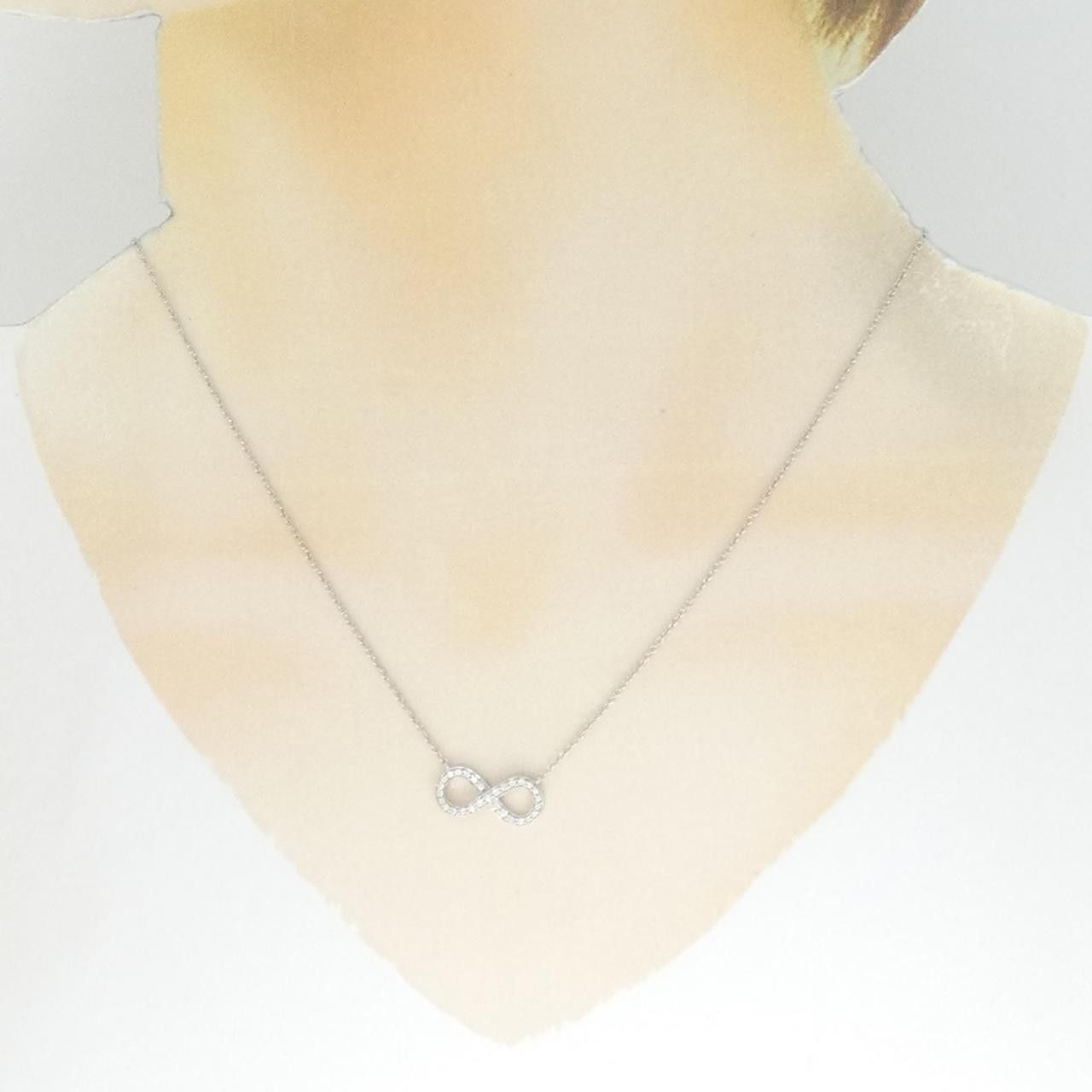 Tiffany & Co. Tiffany & Co. Tiffany Infinity Platinum Diamond Necklace Precious Metal Necklace DUTY FREE for USA Size ONE SIZE - 6 Thumbnail
