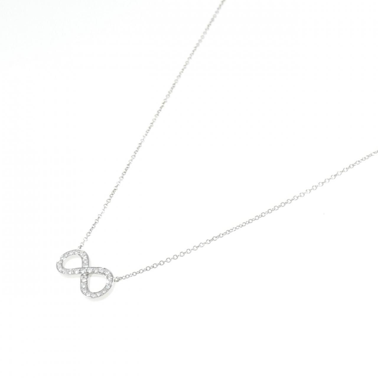Tiffany & Co. Tiffany & Co. Tiffany Infinity Platinum Diamond Necklace Precious Metal Necklace DUTY FREE for USA Size ONE SIZE - 2 Thumbnail