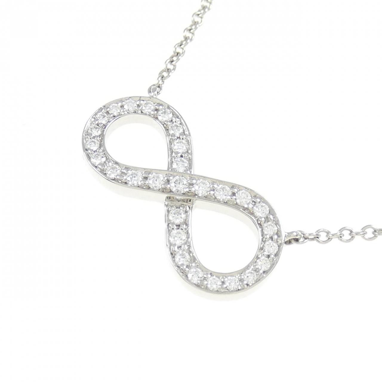 Tiffany & Co. Tiffany & Co. Tiffany Infinity Platinum Diamond Necklace Precious Metal Necklace DUTY FREE for USA Size ONE SIZE - 3 Thumbnail