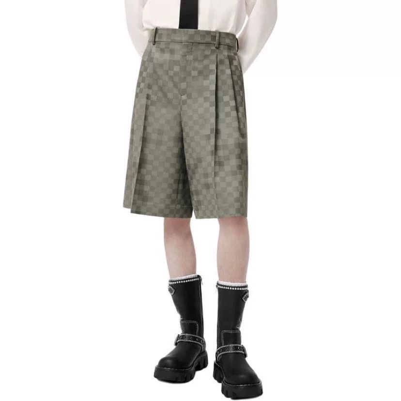 Louis Vuitton LV Pharrell Williams Damier Green Shorts Size US 32 / EU 48 - 7 Thumbnail