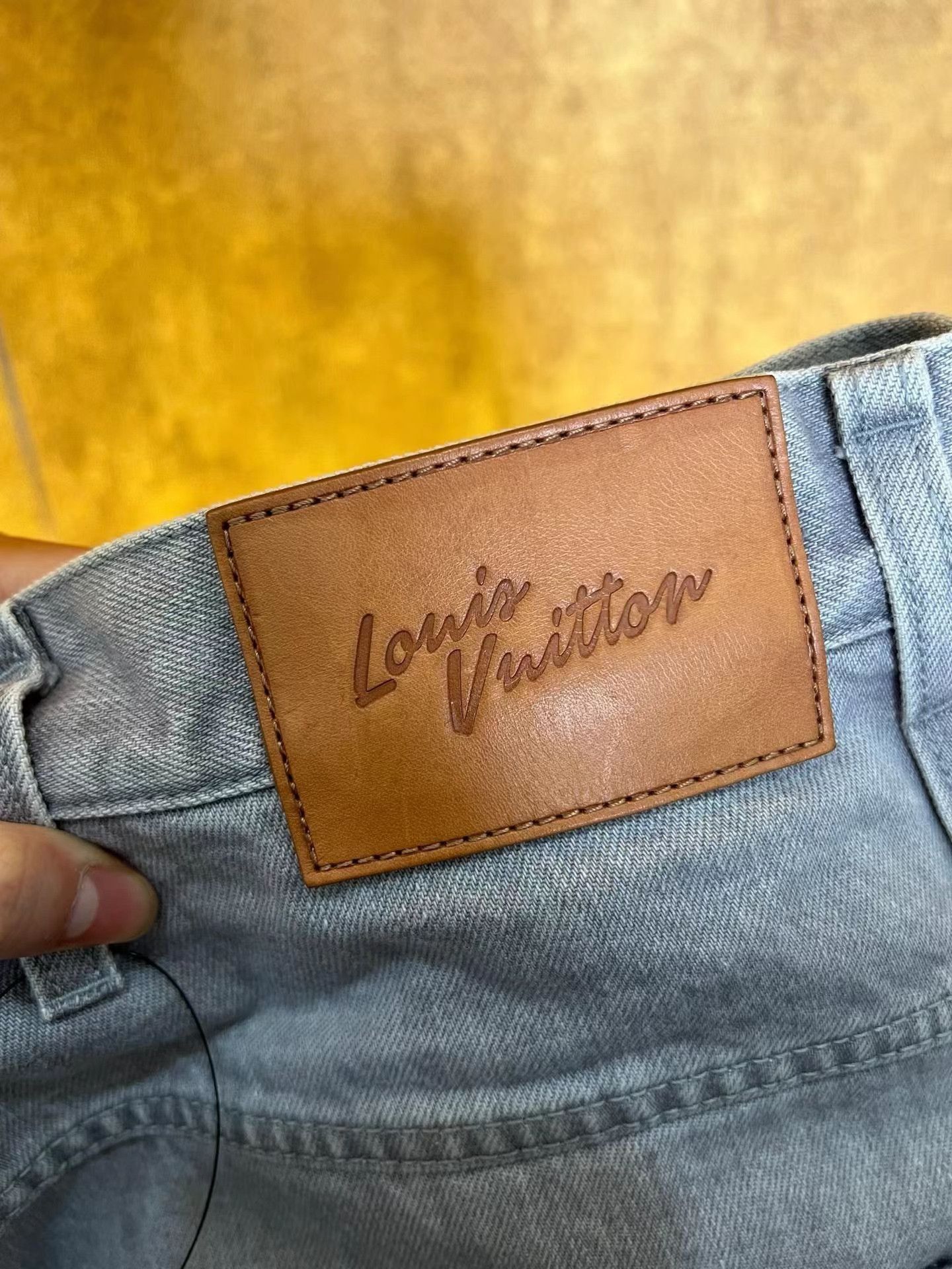Louis Vuitton Louis Vuitton Cement Gray Baggy Jeans Size US 32 / EU 48 - 4 Thumbnail