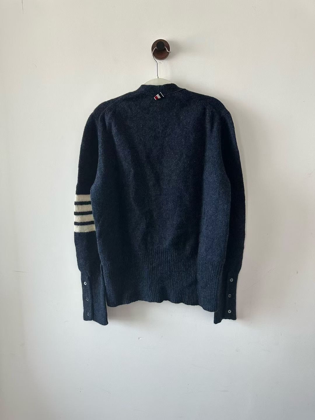 Thom Browne Thom Browne Blue Wool Cardigan Size US L / EU 52-54 / 3 - 2 Thumbnail