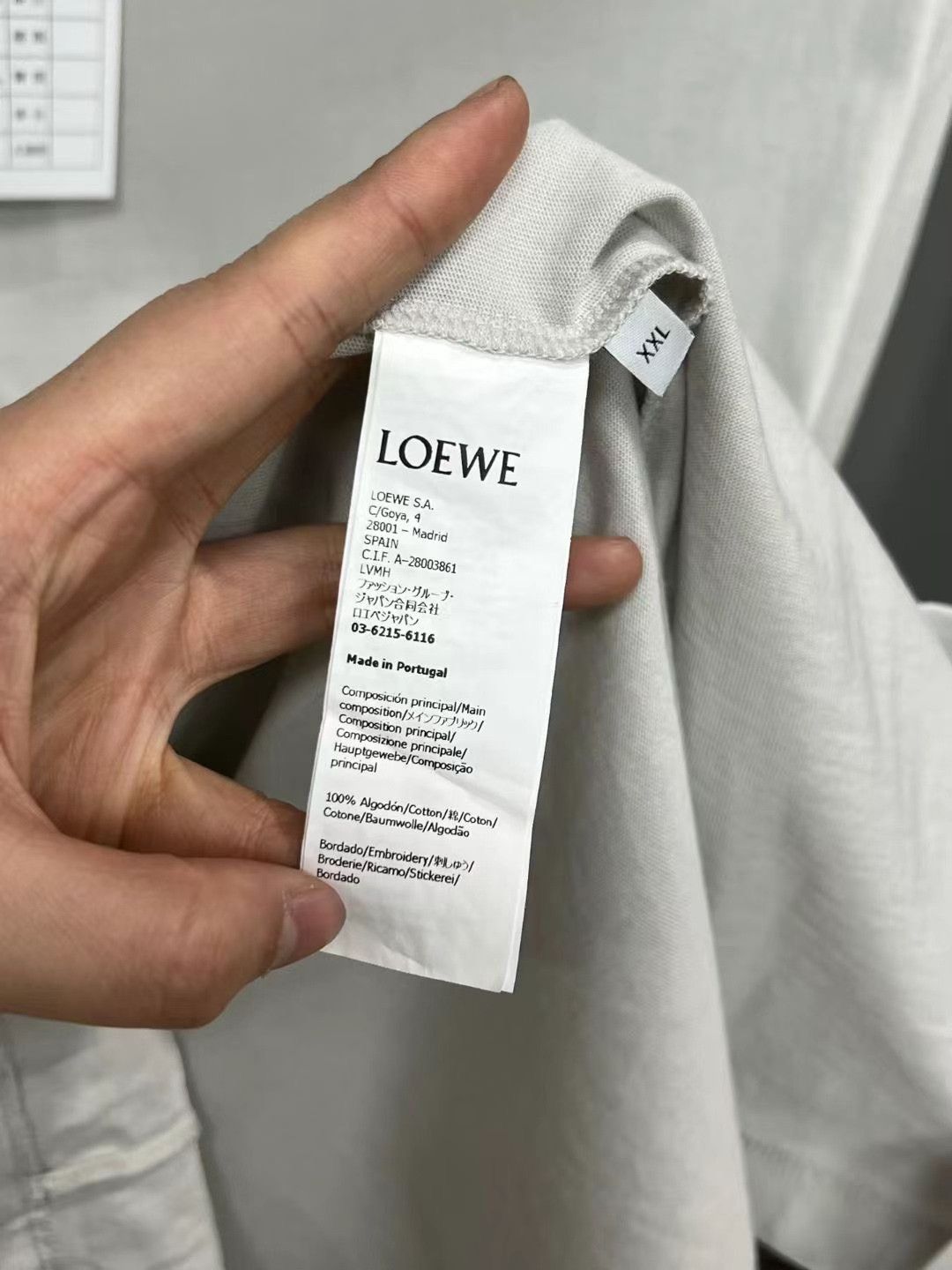 Loewe Loewe Logo Short Sleeve T-Shirt Size US XXL / EU 58 / 5 - 3 Thumbnail
