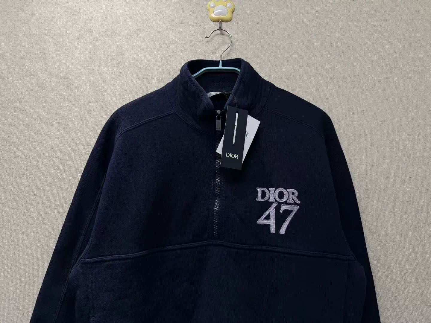 Dior DIOR 47 Letter Embroidery Half-Zip Sweater Size US XS / EU 42 / 0 - 2 Thumbnail