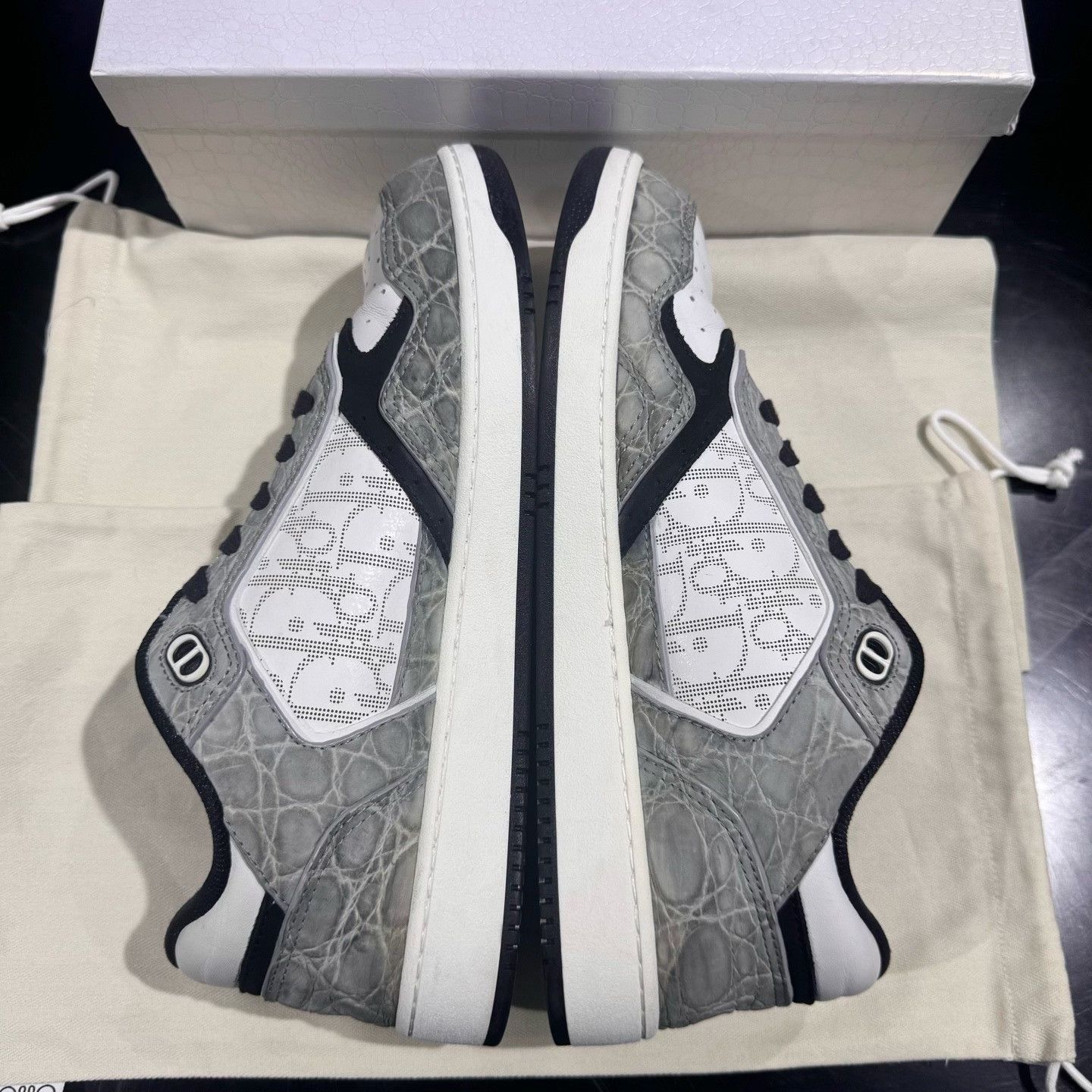 Dior Dior Oblique B27 Crocodile Limited Sneakers Size US 9 / EU 42 - 7 Thumbnail