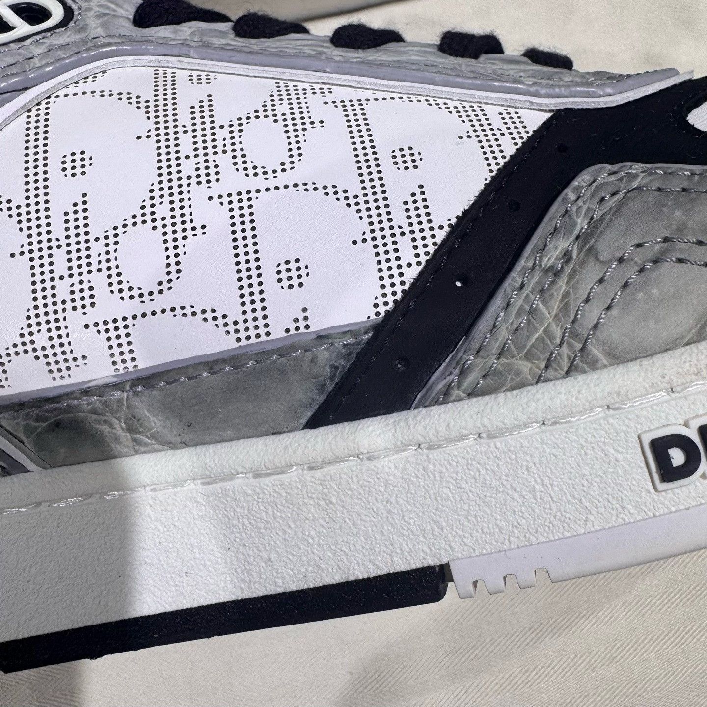 Dior Dior Oblique B27 Crocodile Limited Sneakers Size US 9 / EU 42 - 5 Thumbnail
