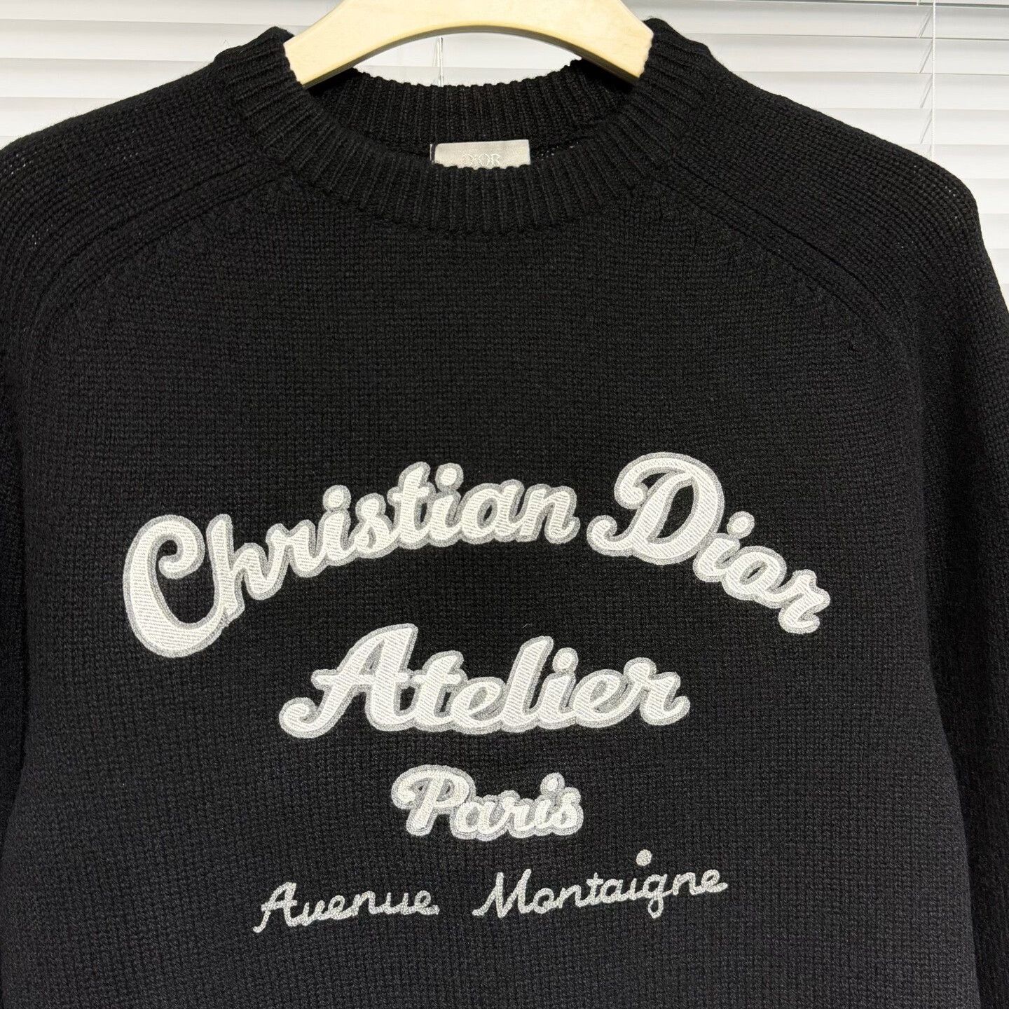 Dior Dior Knit Sweater with Embroidered Logo Size US S / EU 44-46 / 1 - 3 Thumbnail