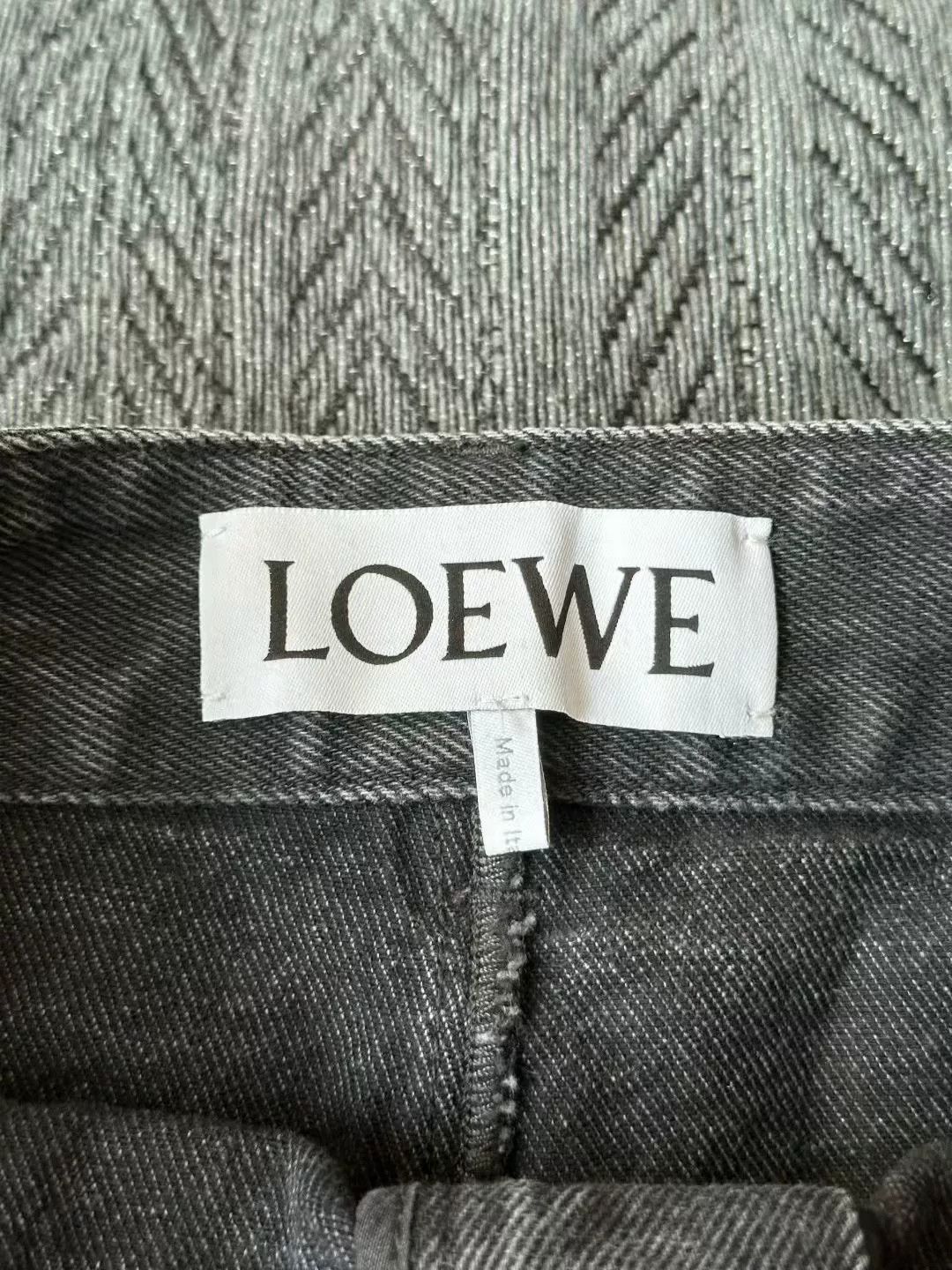 Loewe Loewe Logo Print Straight Jeans Size US 27 - 3 Thumbnail
