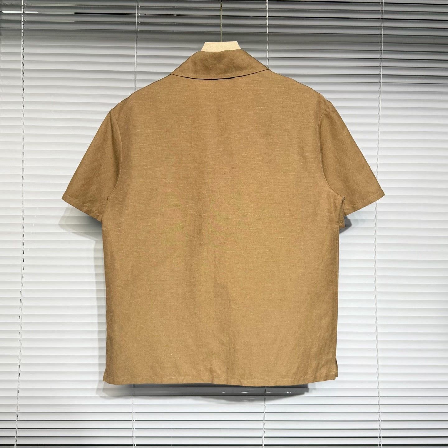 Louis Vuitton LV FW25 Brown Hemp Silk Shirt Size US XS / EU 42 / 0 - 2 Thumbnail