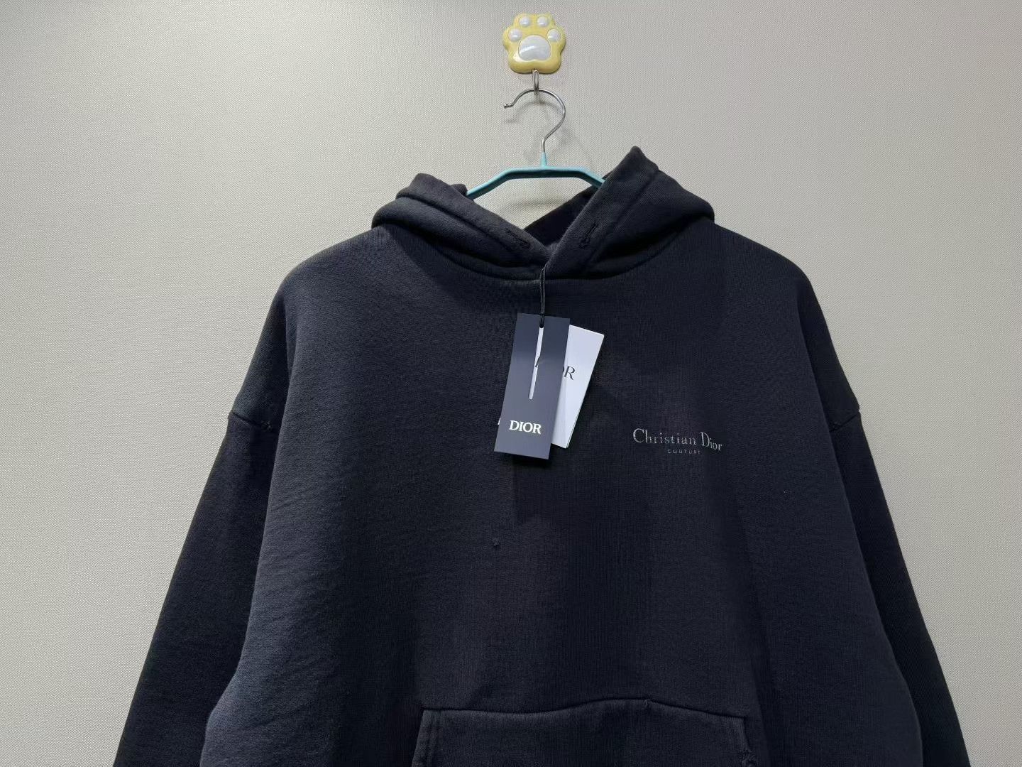 Dior DIOR Black Distressed Slogan Hoodie Size US L / EU 52-54 / 3 - 2 Thumbnail