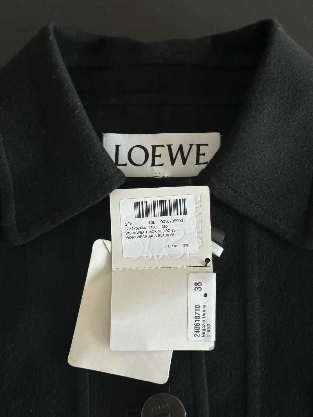 Loewe Loewe Wool Leather Label Coat Size S / US 4 / IT 40 - 3 Thumbnail