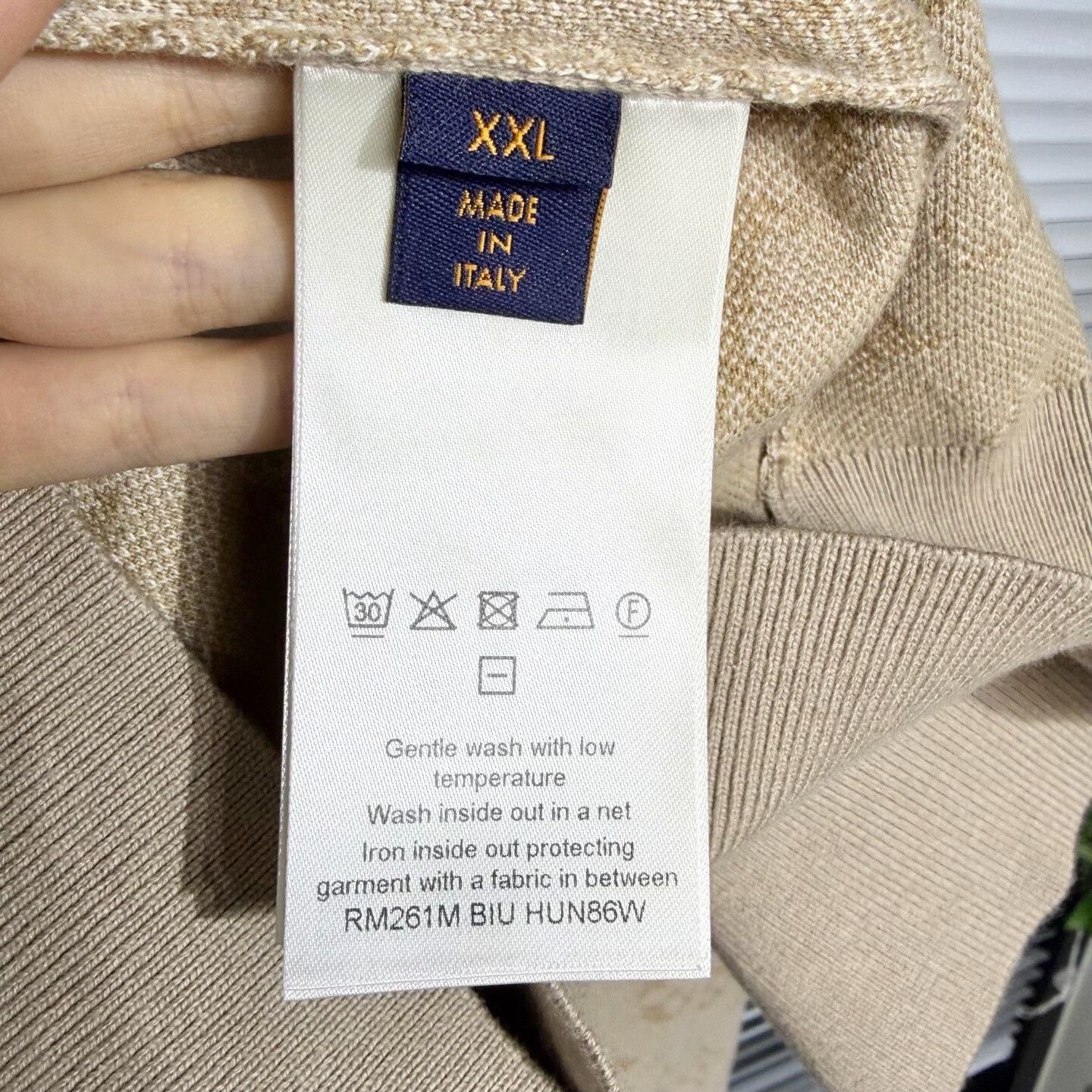 Louis Vuitton LV SS26 Knit Sweater with Logo Size US XXL / EU 58 / 5 - 4 Thumbnail