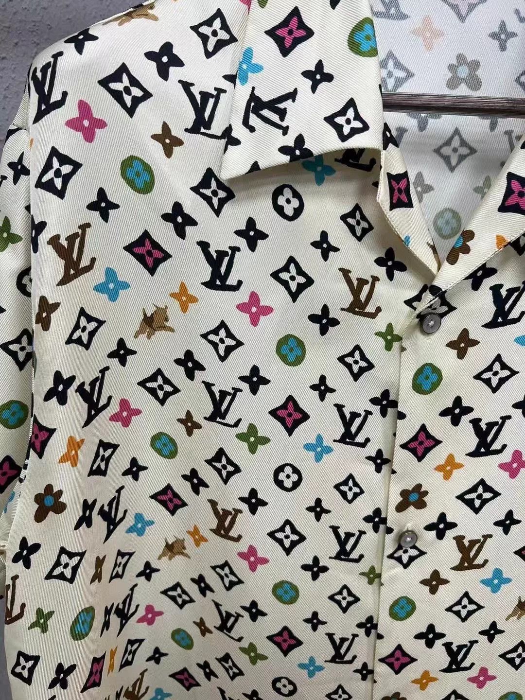 Tyler The Creator Louis Vuitton x Tyler All-Over Print Shirt Size US XL / EU 56 / 4 - 3 Thumbnail