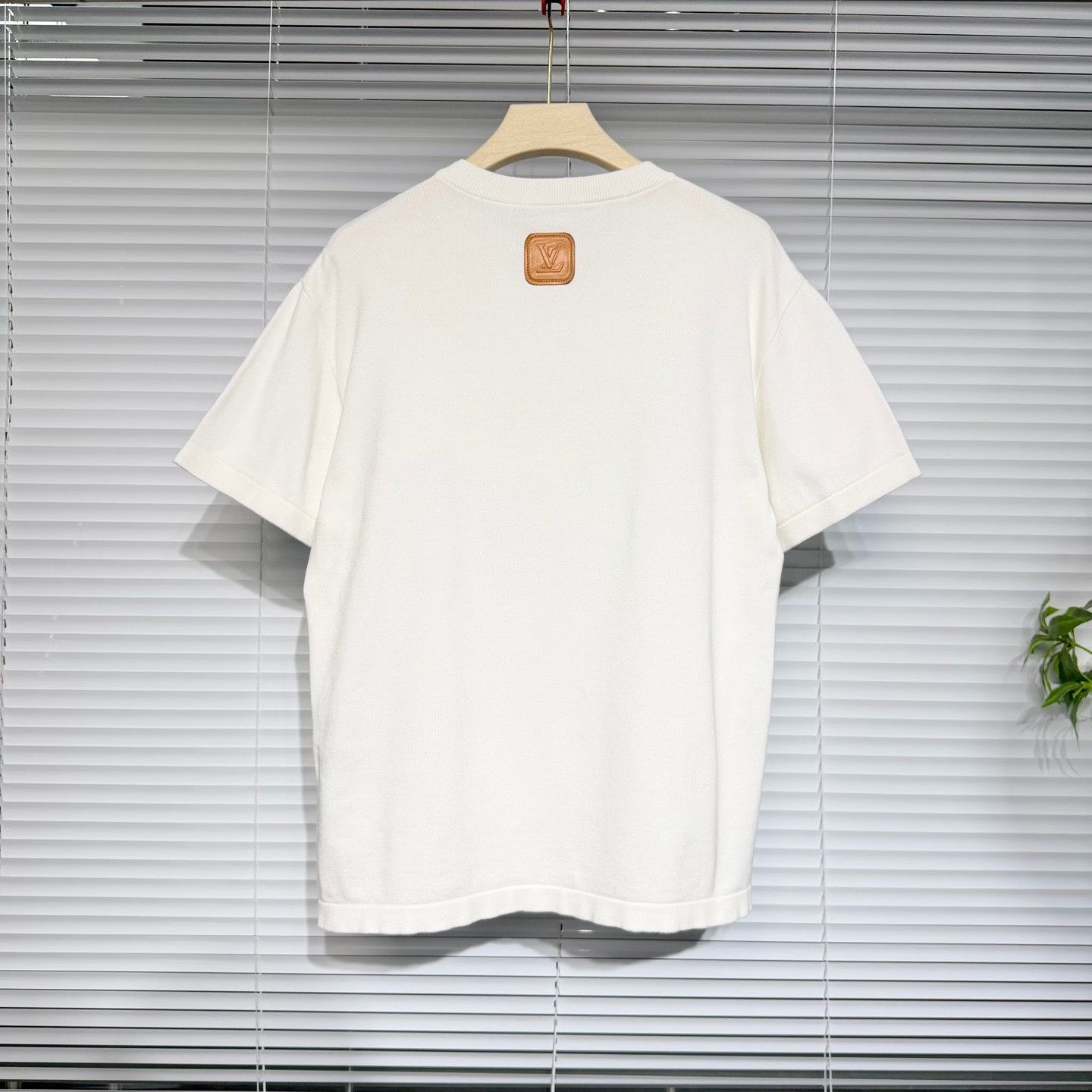 Louis Vuitton Louis Vuitton White Knit Short Sleeve S Size US S / EU 44-46 / 1 - 2 Thumbnail