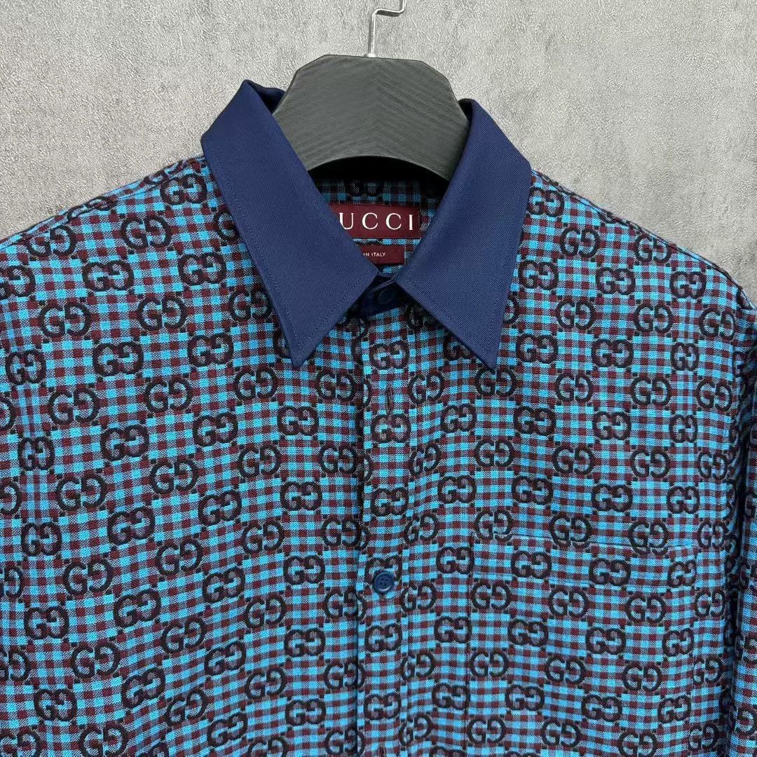 Gucci Gucci 2025 Full Logo Embroidered Shirt Jacket Size US M / EU 48-50 / 2 - 2 Thumbnail