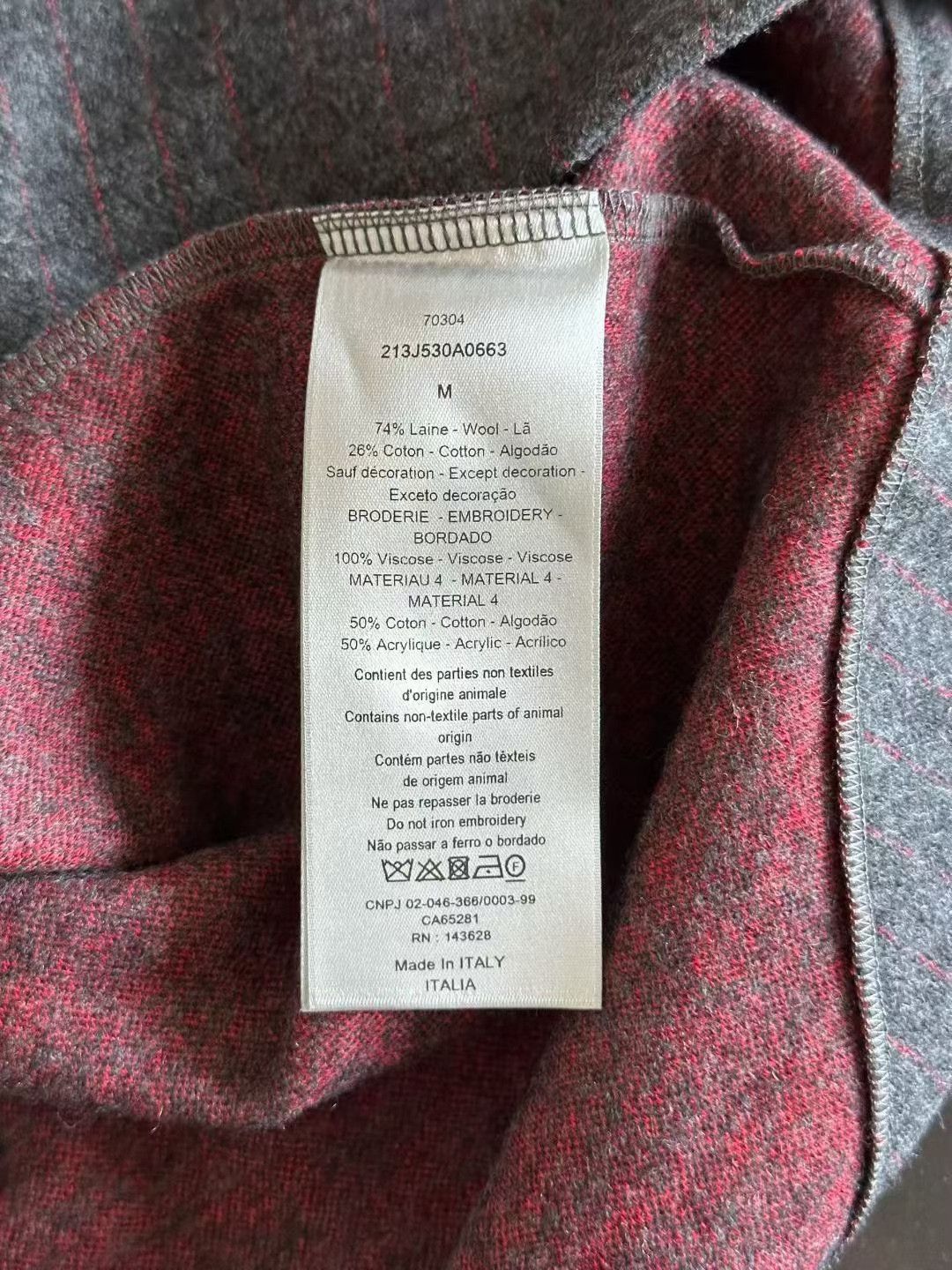 Dior Dior Slogan Embroidered Baseball Shirt Size US M / EU 48-50 / 2 - 4 Thumbnail