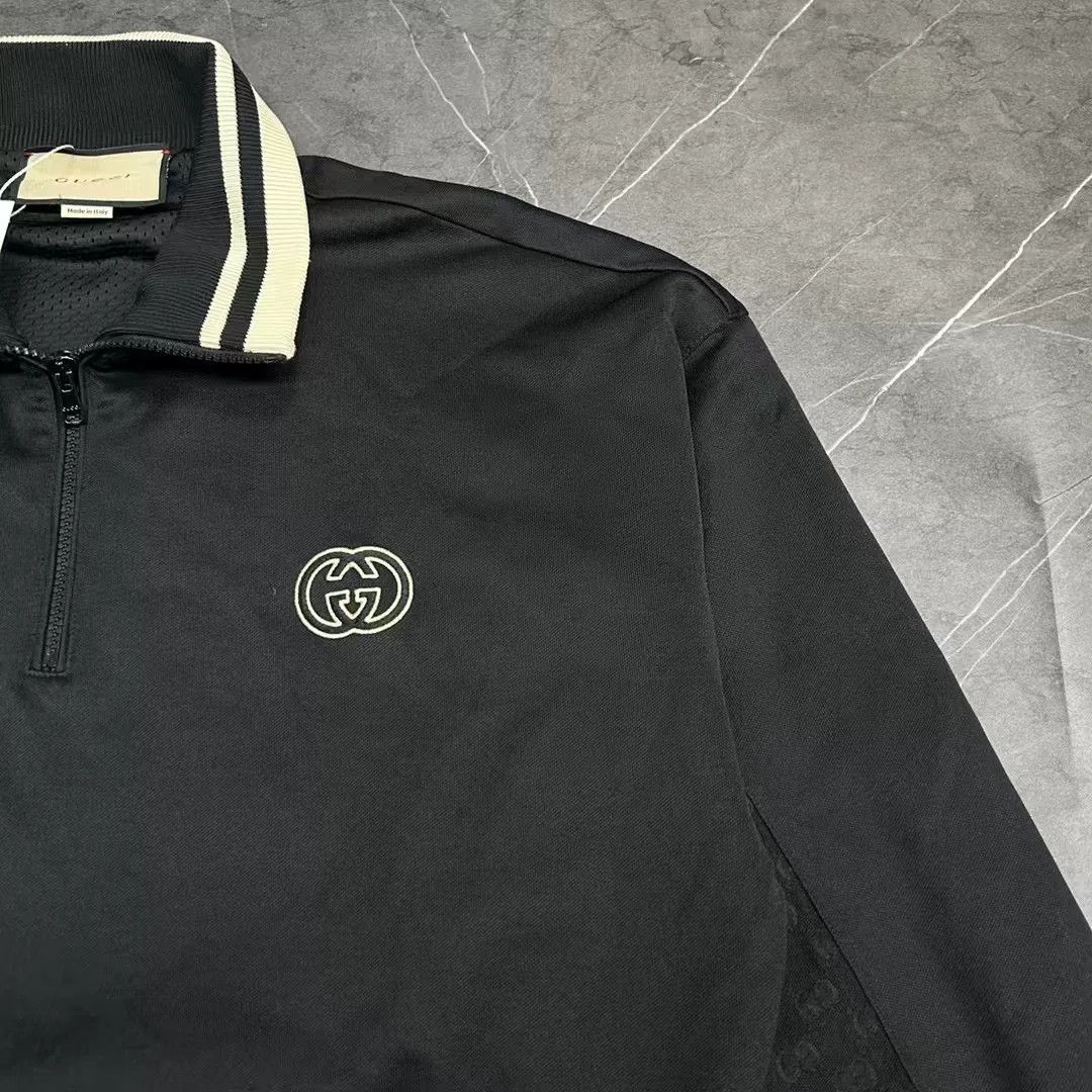 Gucci Gucci Long-Sleeve Half-Zip Logo Jacket Size US L / EU 52-54 / 3 - 5 Thumbnail