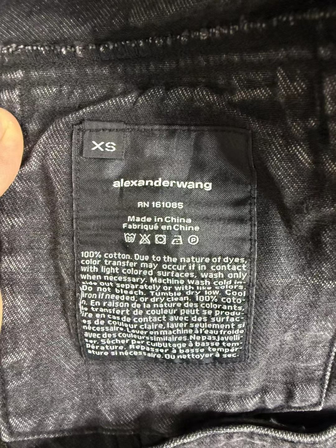 Alexander Wang Alexander Wang Blue Denim Jacket Size XS / US 0-2 / IT 36-38 - 4 Thumbnail