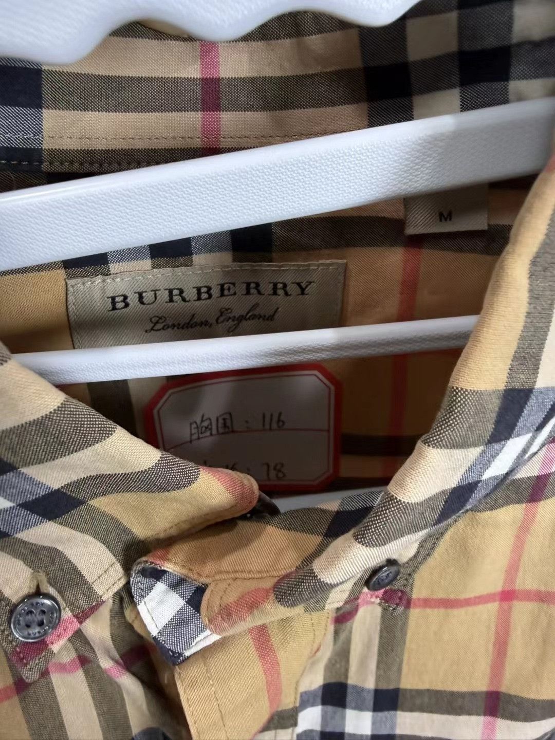Burberry Burberry Red Line Check Shirt Size US M / EU 48-50 / 2 - 3 Thumbnail