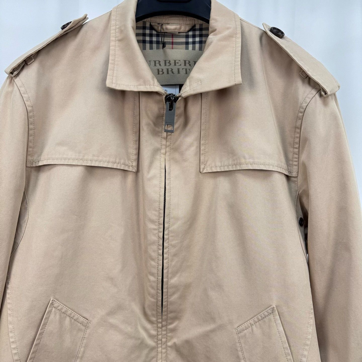 Burberry Burberry Khaki Inner Check Jacket Size US S / EU 44-46 / 1 - 3 Thumbnail