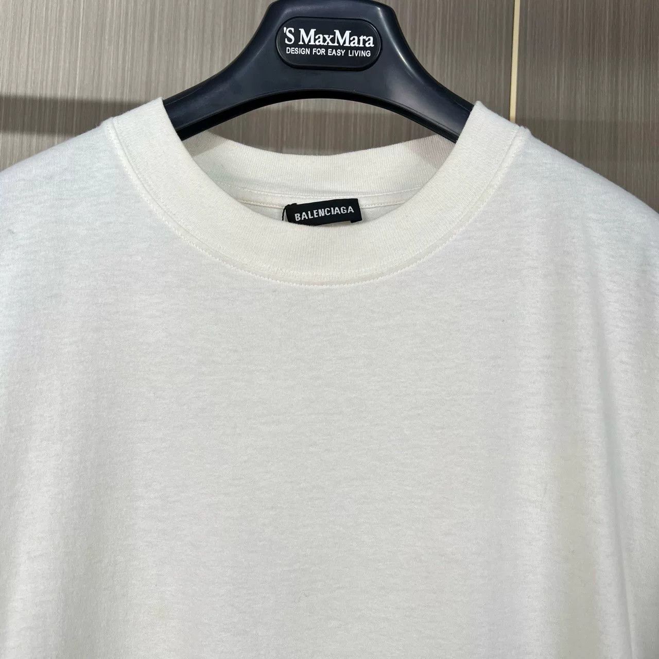 Balenciaga Balenciaga Embroidered Hem Letter Tee Size XS / US 0-2 / IT 36-38 - 4 Thumbnail