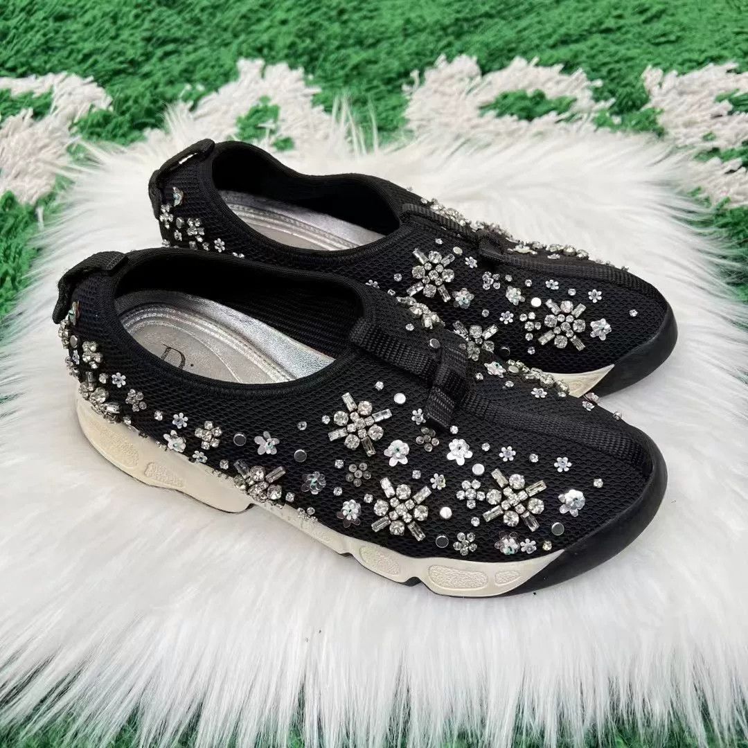 Dior Dior Crystal Garden Shoes Size US 5 / IT 35 - 4 Thumbnail