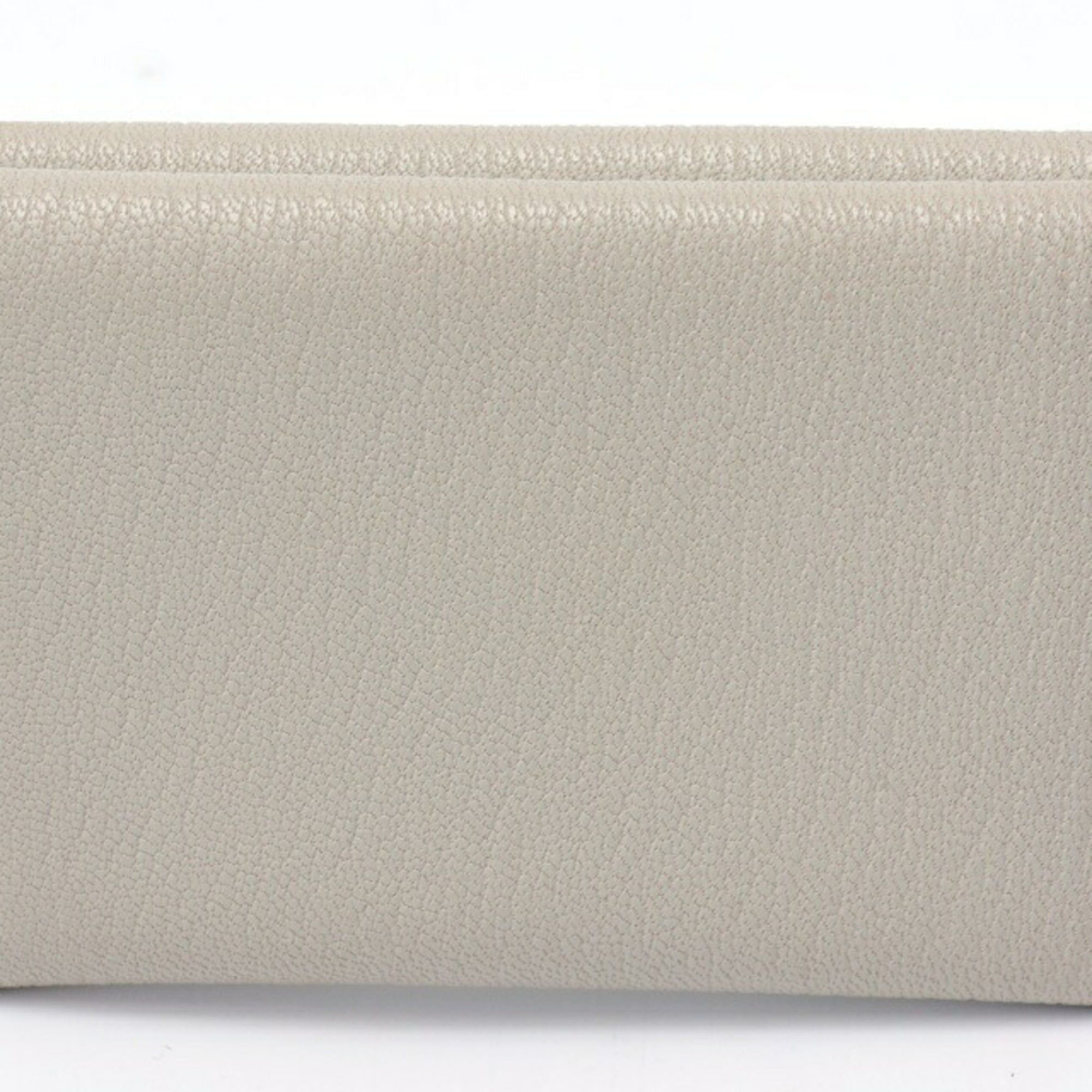 Hermes Hermes Calvi Duo Coin Card Case, Chevre leather, Mysore, Green-Gray Size ONE SIZE - 2 Thumbnail