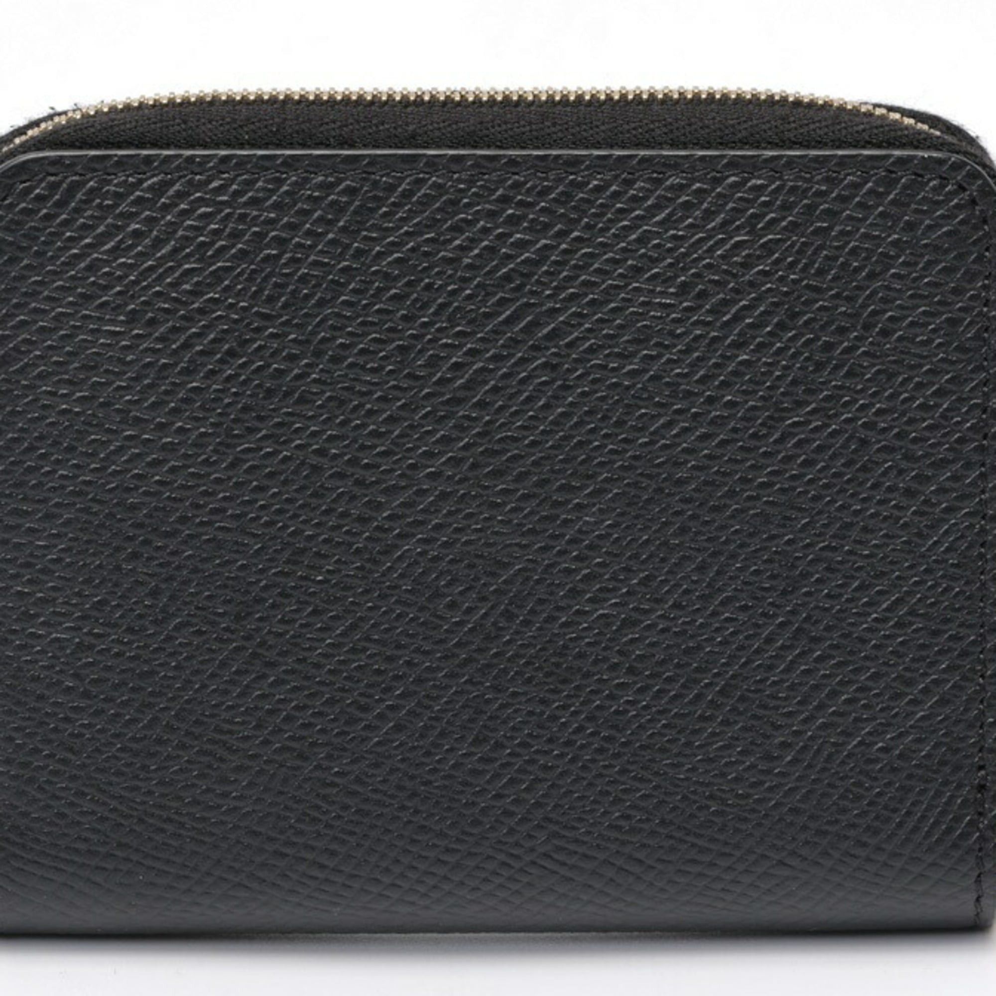 Celine Celine Compact Wallet Zip Coin Case 10B66 Leather Black Size ONE SIZE - 2 Thumbnail